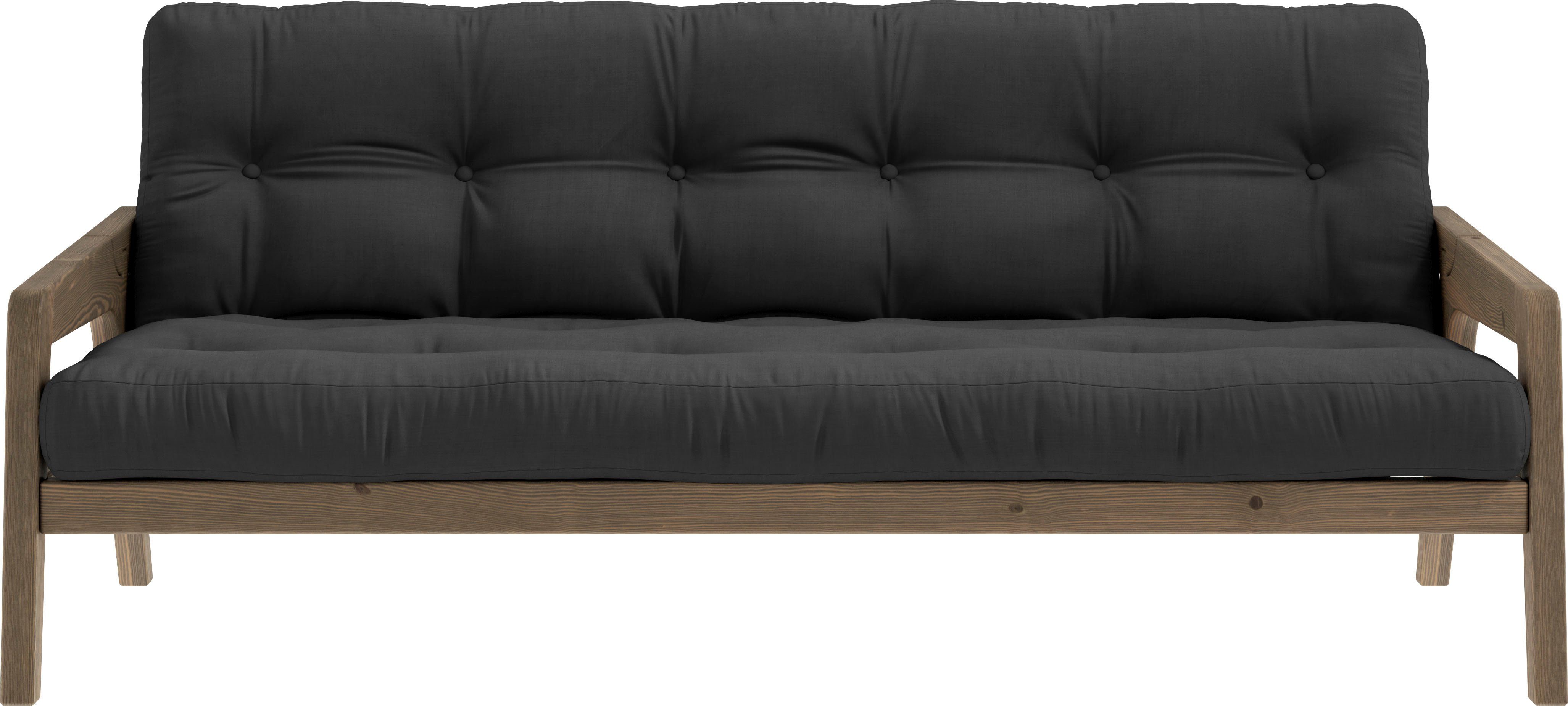 Karup Design Schlafsofa, Mit Holzstruktur, inkl. Futonmatratze, Liegefläche günstig online kaufen