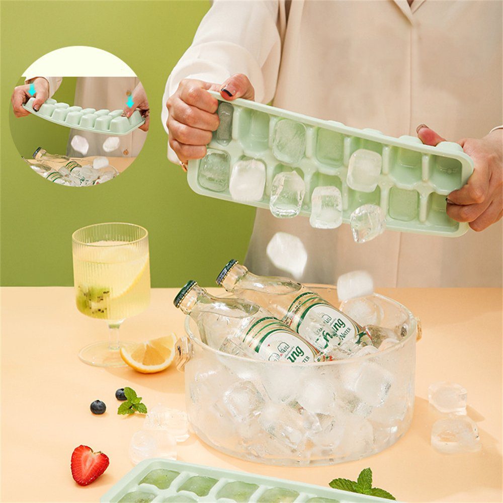 Eiswürfelform Getränke, Grün (2-tlg) für Cocktails, Eiswürfelformen,selbstgemachte Eiswürfel Dekorative
