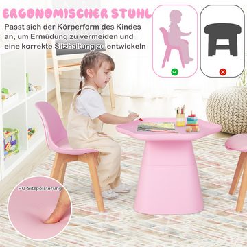 KOMFOTTEU Kindertisch, mit konkaver Tischplatte, für Kinder von 3-8 Jahren