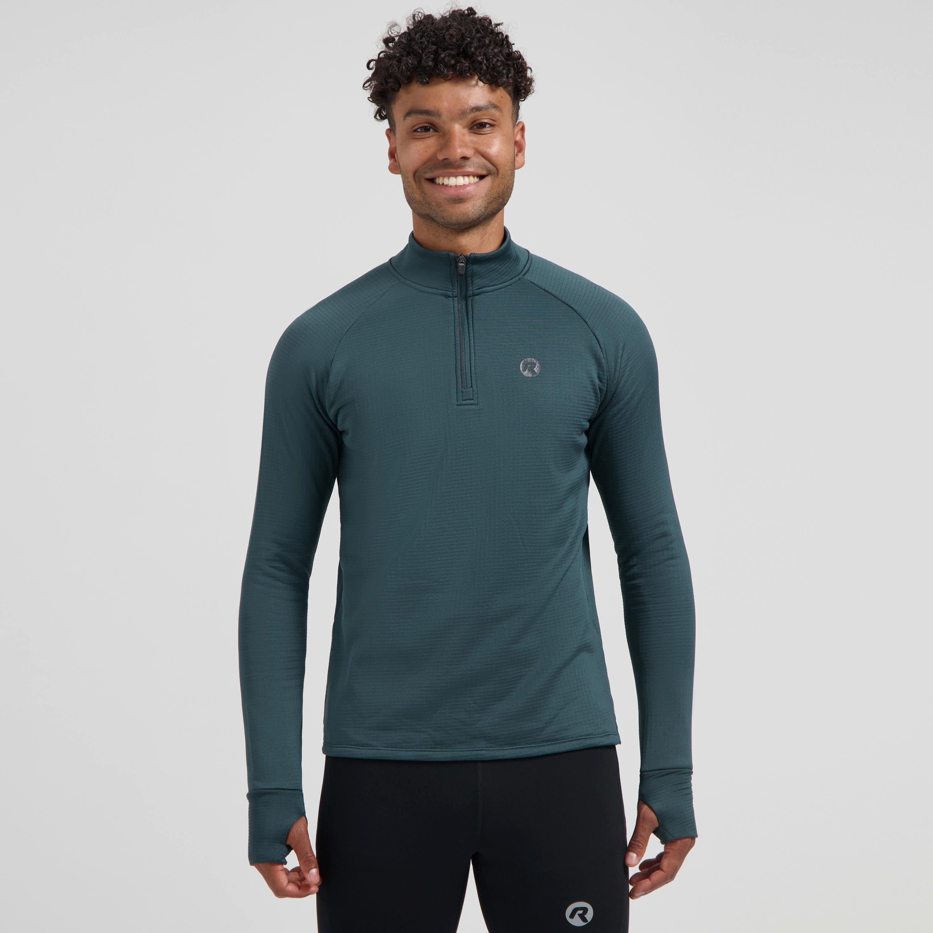 Rogelli Laufshirt Lauftop Langarm Herren - Essential