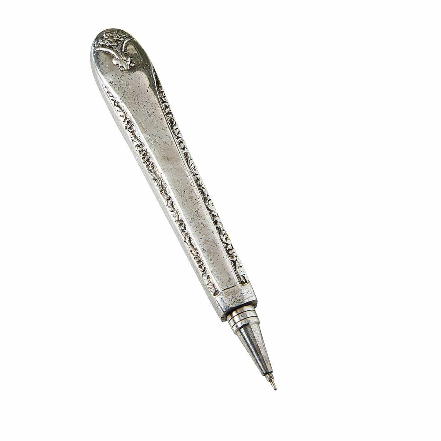 Kugelschreiber Stift Stark antiksilber