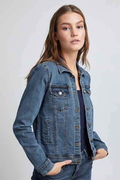 b.young Jeansjacke BYPULLY DENIM JACKET 2 -20809417 Jeansjacke mit Ziernähten