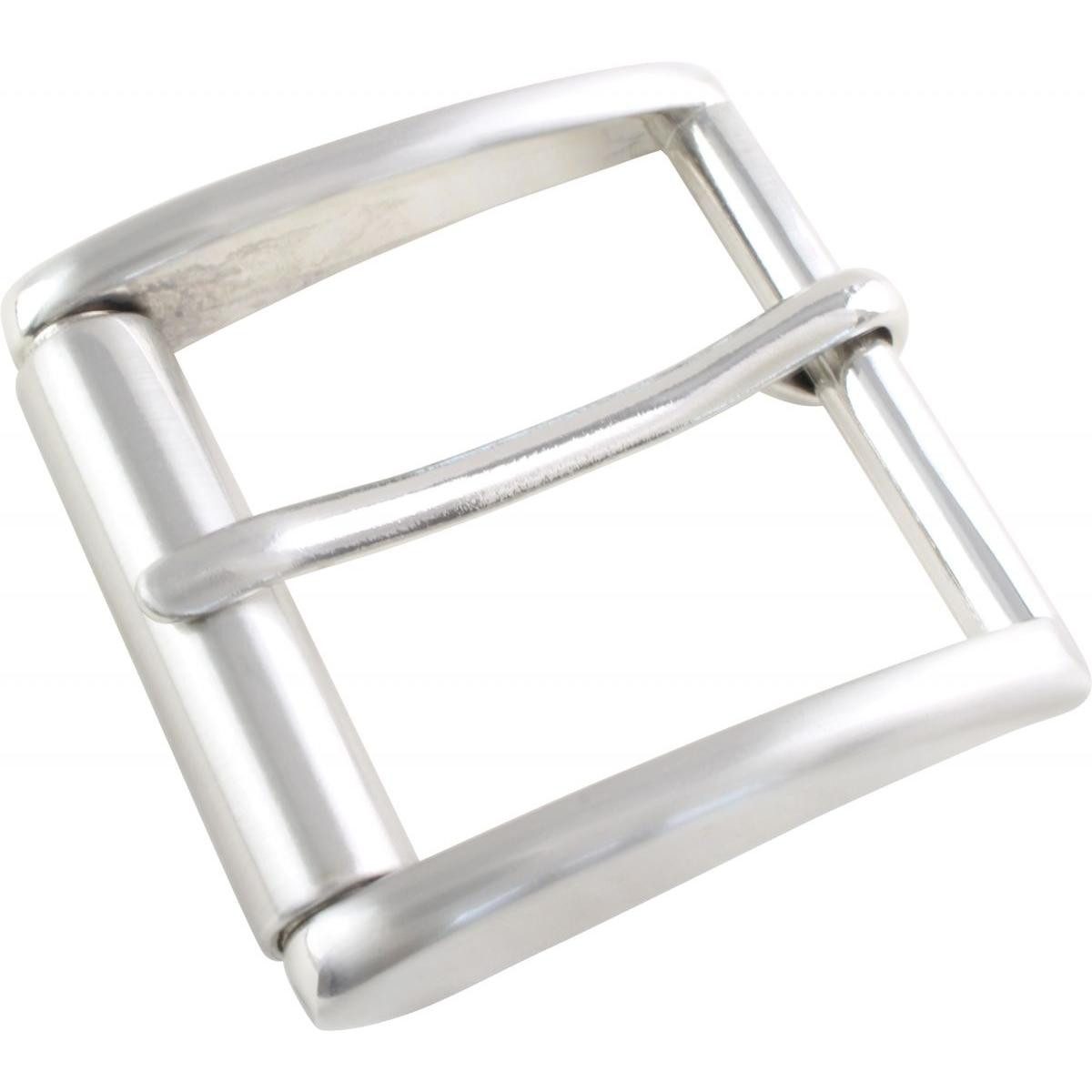 BELTINGER Gürtelschnalle mit Rolle 4,0 cm, Buckle Wechselschließe Gürtelschließe 40mm Massiv, (1-St)