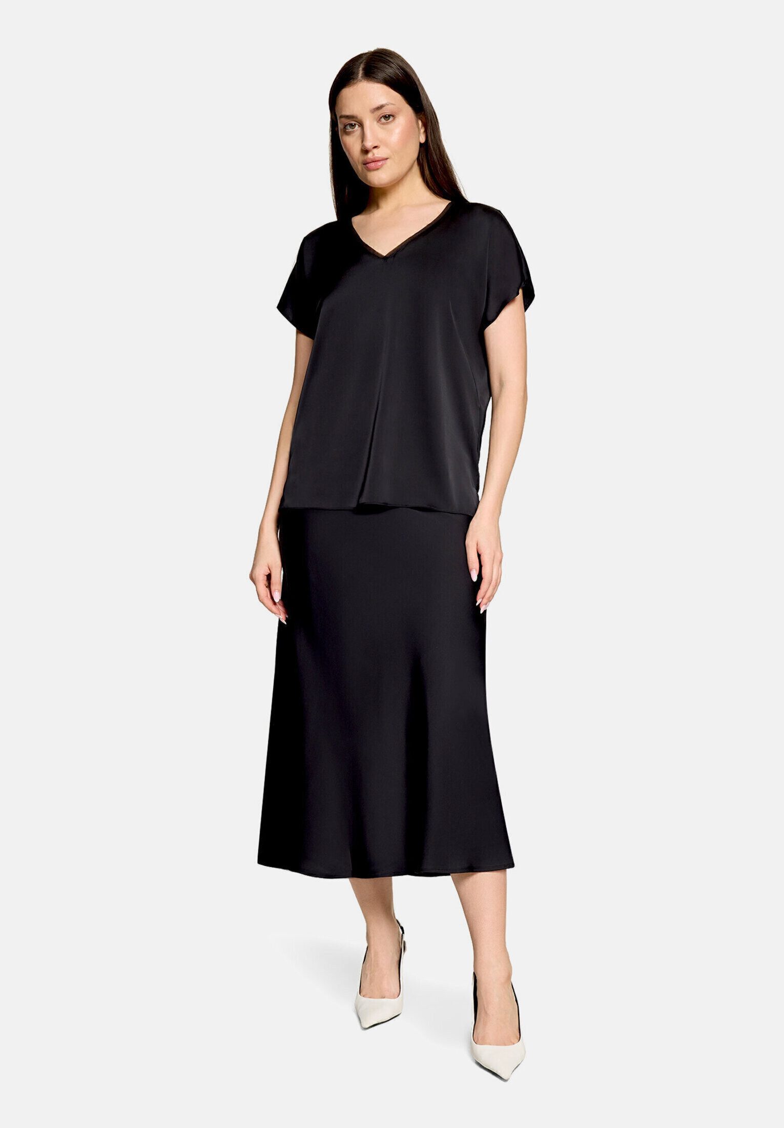 Vera Mont Maxirock Damen wadenlang Material