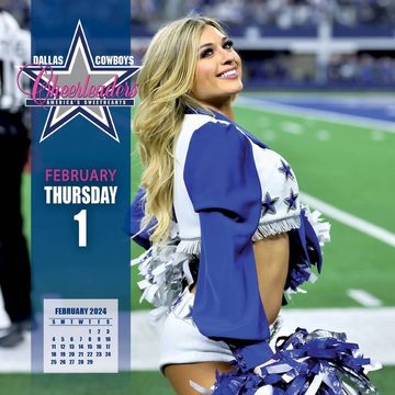 Turner Tischkalender Dallas Cowboys Cheerleaders - NFL - Tages-Abreißkalender 2024