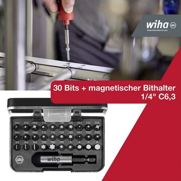 Wiha Akku-Stabschrauber E-Schraubendreher mit Bitbox und Tasche, inkl. Akku