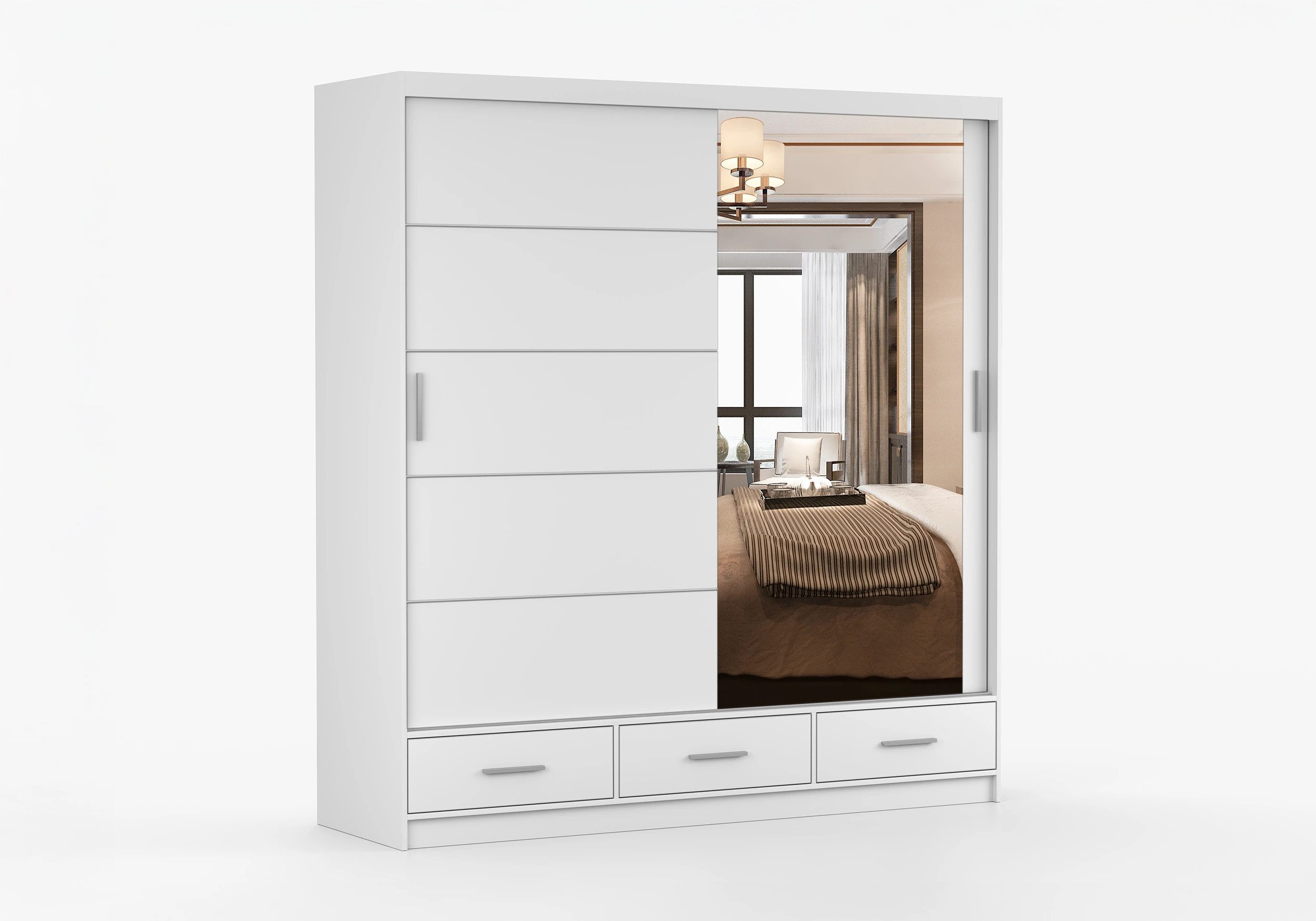 imoebel24 Schwebetürenschrank FLORENCE 203 cm - günstig online kaufen