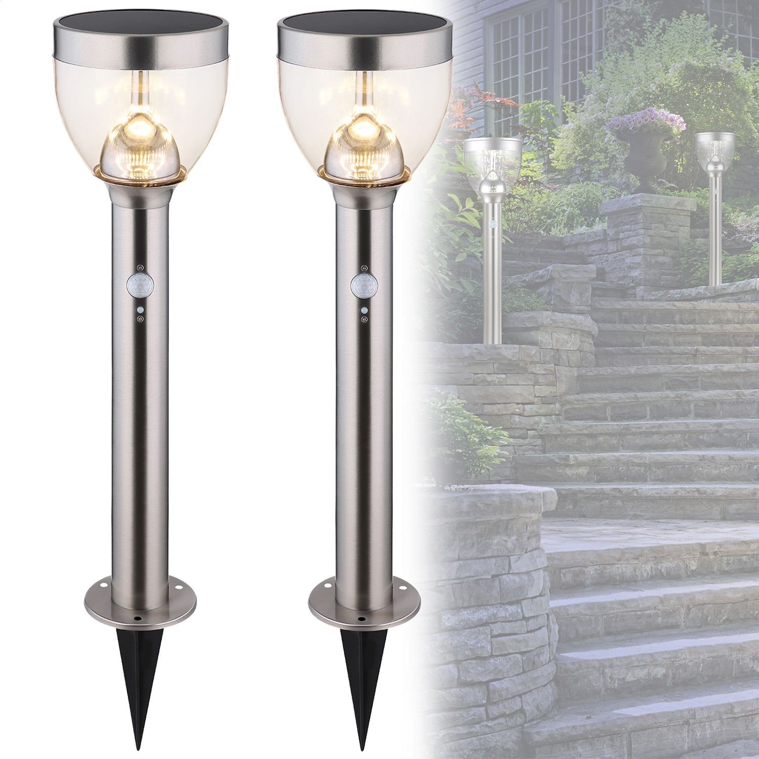 bmf-versand LED Solarleuchte Solarleuchten Garten Weg günstig online kaufen