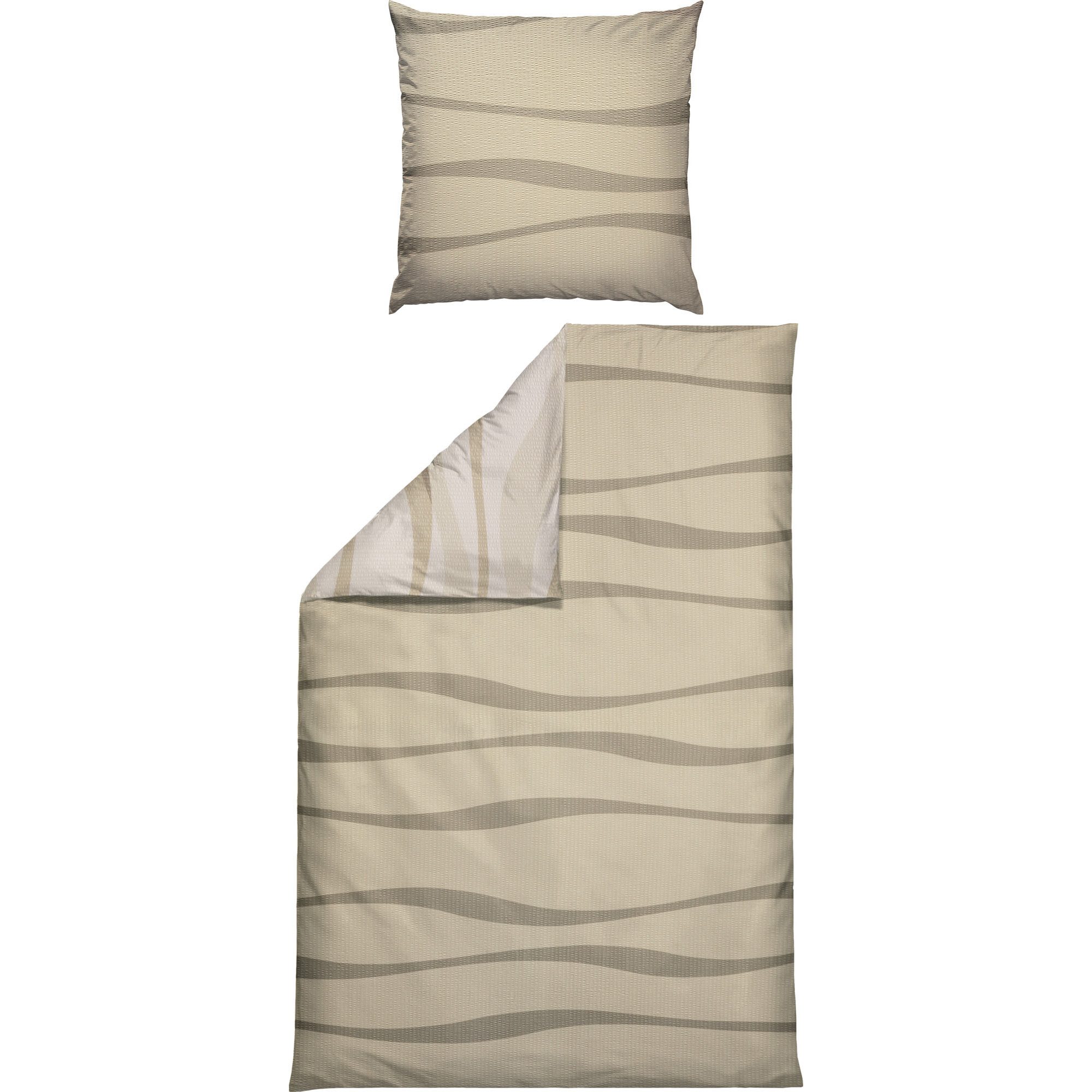 Erwin Müller Bettwäsche Wendebettwäsche, Seersucker, Grafik günstig online kaufen