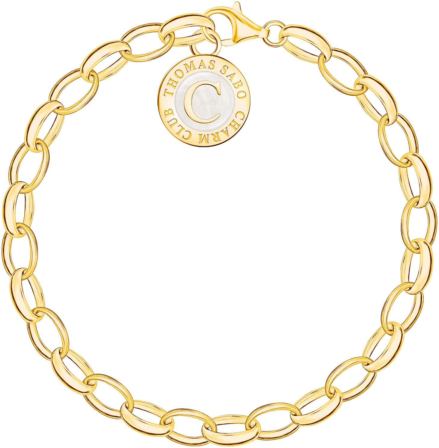 THOMAS SABO Charm-Armband mit Kaltemaille, X0287-427-39-L17,L19
