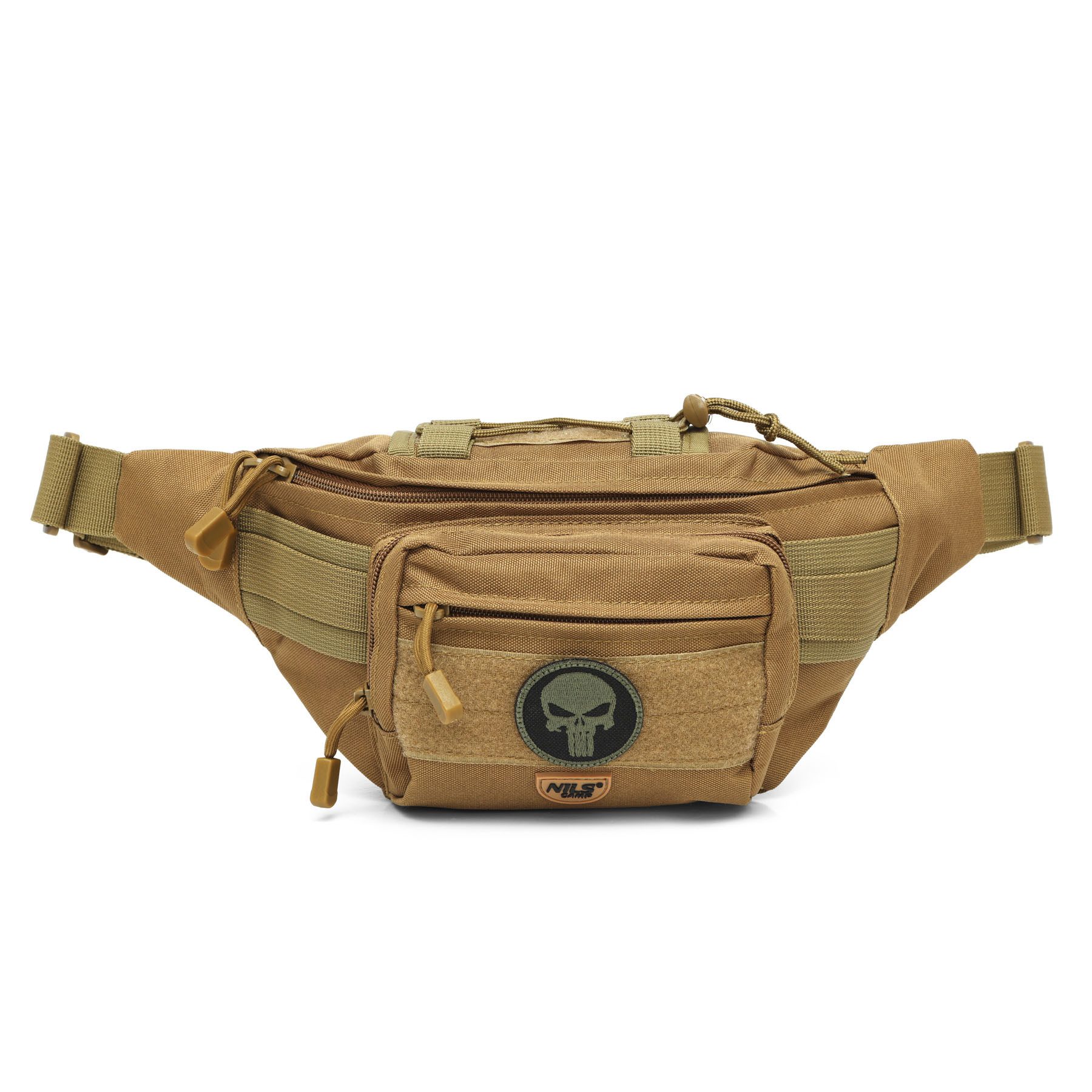 NILS CAMP Bauchtasche Outdoor Grün Gürteltasche für Freizeit Reise
