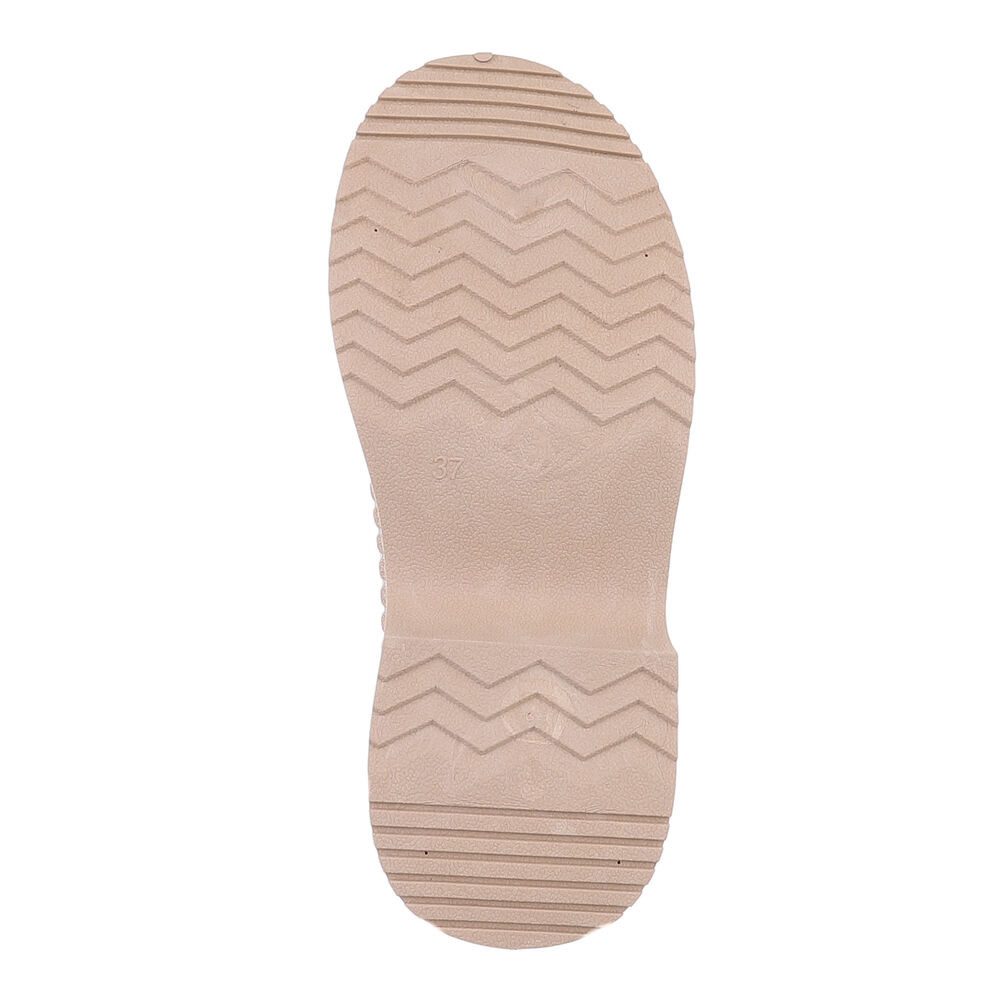 Ital-Design Damen Hausschuhe Freizeit Hausschuh (87284150) Blockabsatz Hausschuhe in Beige