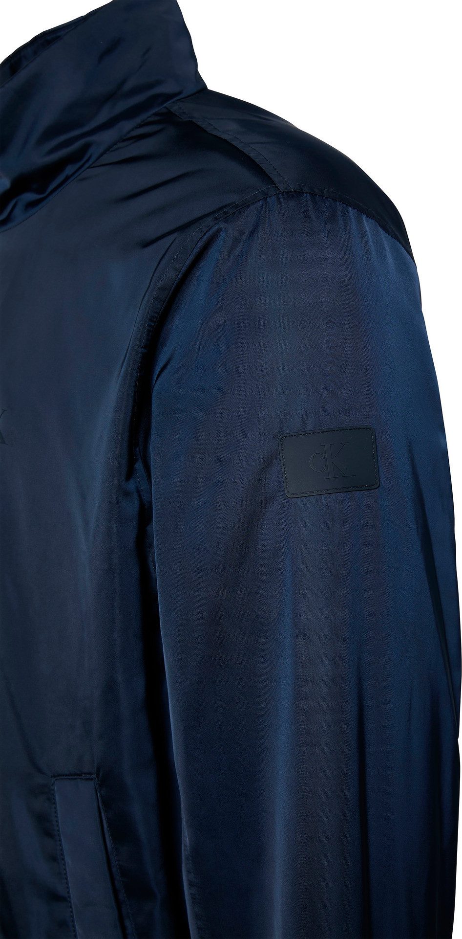 Calvin Klein Jeans Bomberjacke LS PADDED HARRINGTON JACKET Mit Rundhalsausschnitt mit Stehkragen