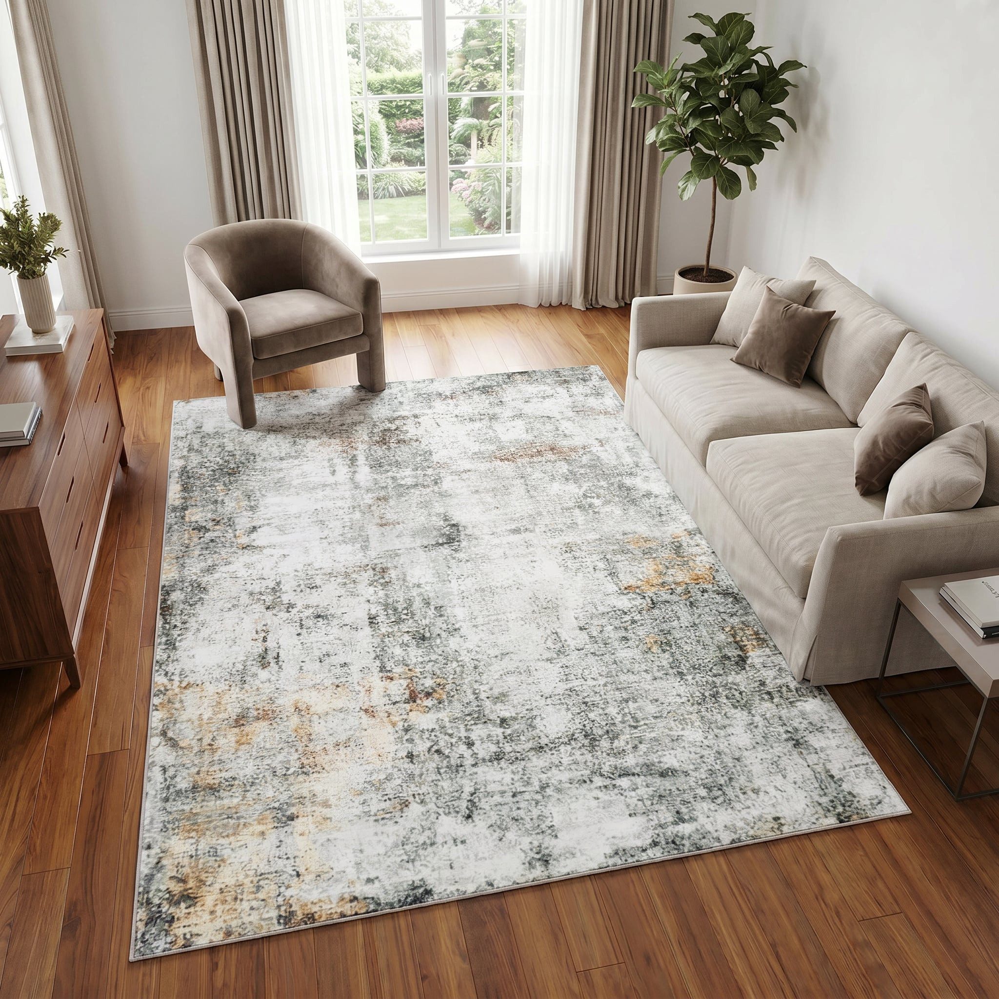 Tapiso Teppich VENEZIA, rechteckig, Höhe: 6 mm, Modernes Design und Pflegeleicht