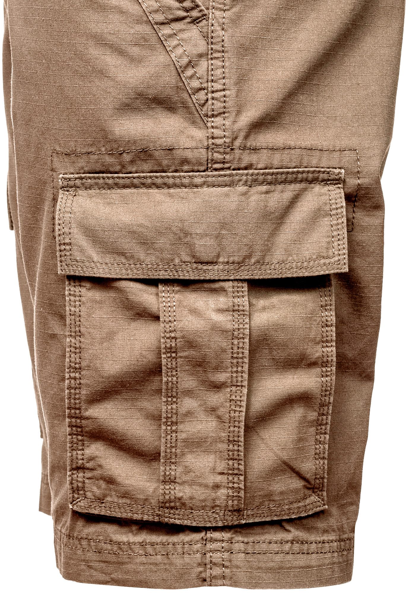 Amaci&Sons Cargoshorts MIDFIELD Chinoshort inkl. Gürtel Herren Bermuda Short Hose Regular Fit inkl. Gürtel