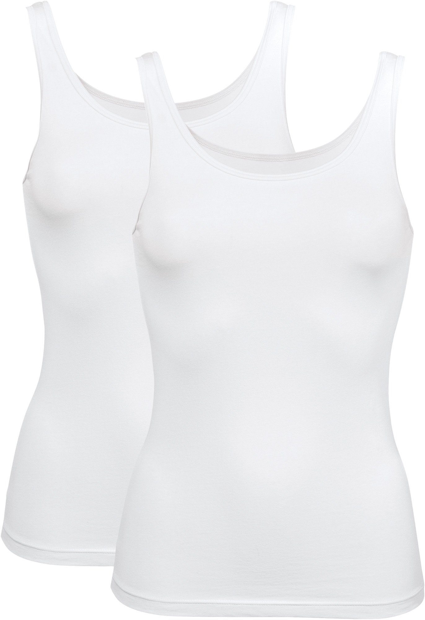 Erwin Müller Unterhemd Damen-Unterhemd 2er-Pack Single-Jersey Uni günstig online kaufen