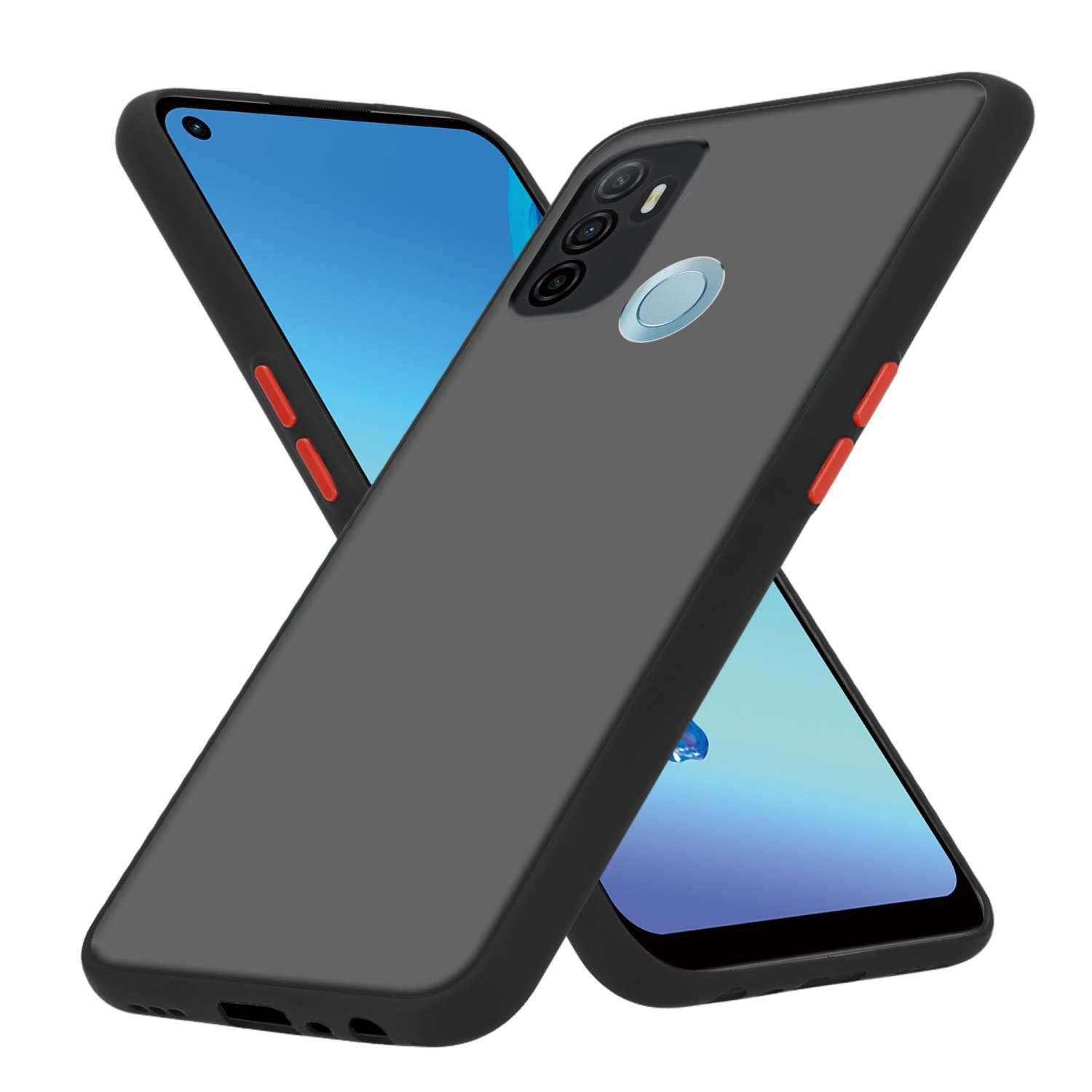 Cadorabo Handyhülle für Oppo A53s Hülle Oppo A53s, Handy Schutzhülle - Hülle - Ultra Slim Hard Cover Case - Bumper