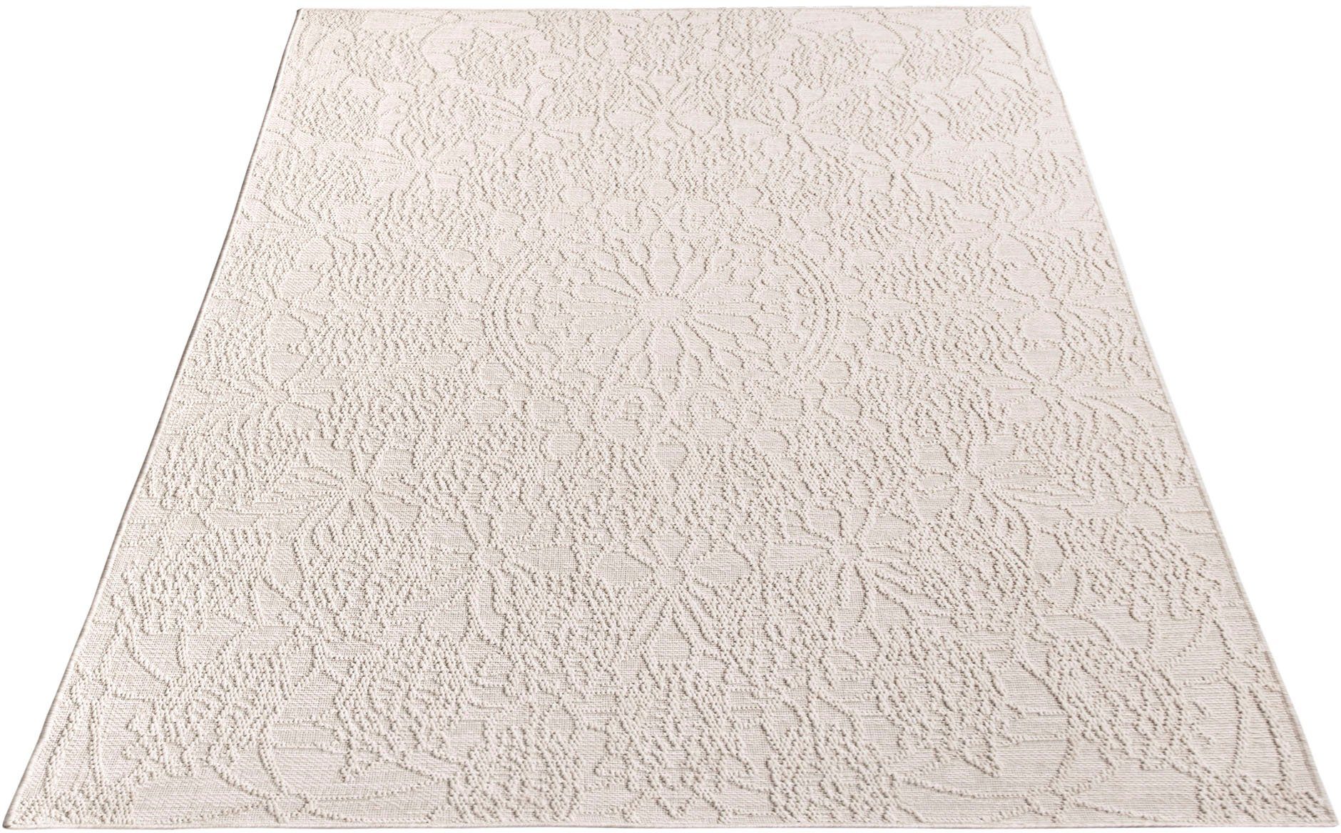 Paco Home Teppich Rimini 411, rechteckig, Höhe: 4 mm, Flachgewebe, Uni Farb günstig online kaufen