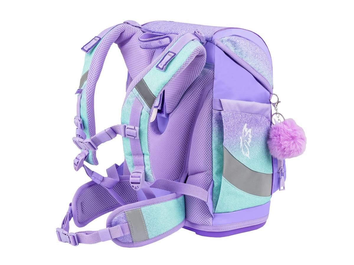 Belmil Schulranzen "Smarty Plus Premium" 2025, höhenverstellbar, 4tlg. Set gefüllt ab 1. Klasse, Einschulung