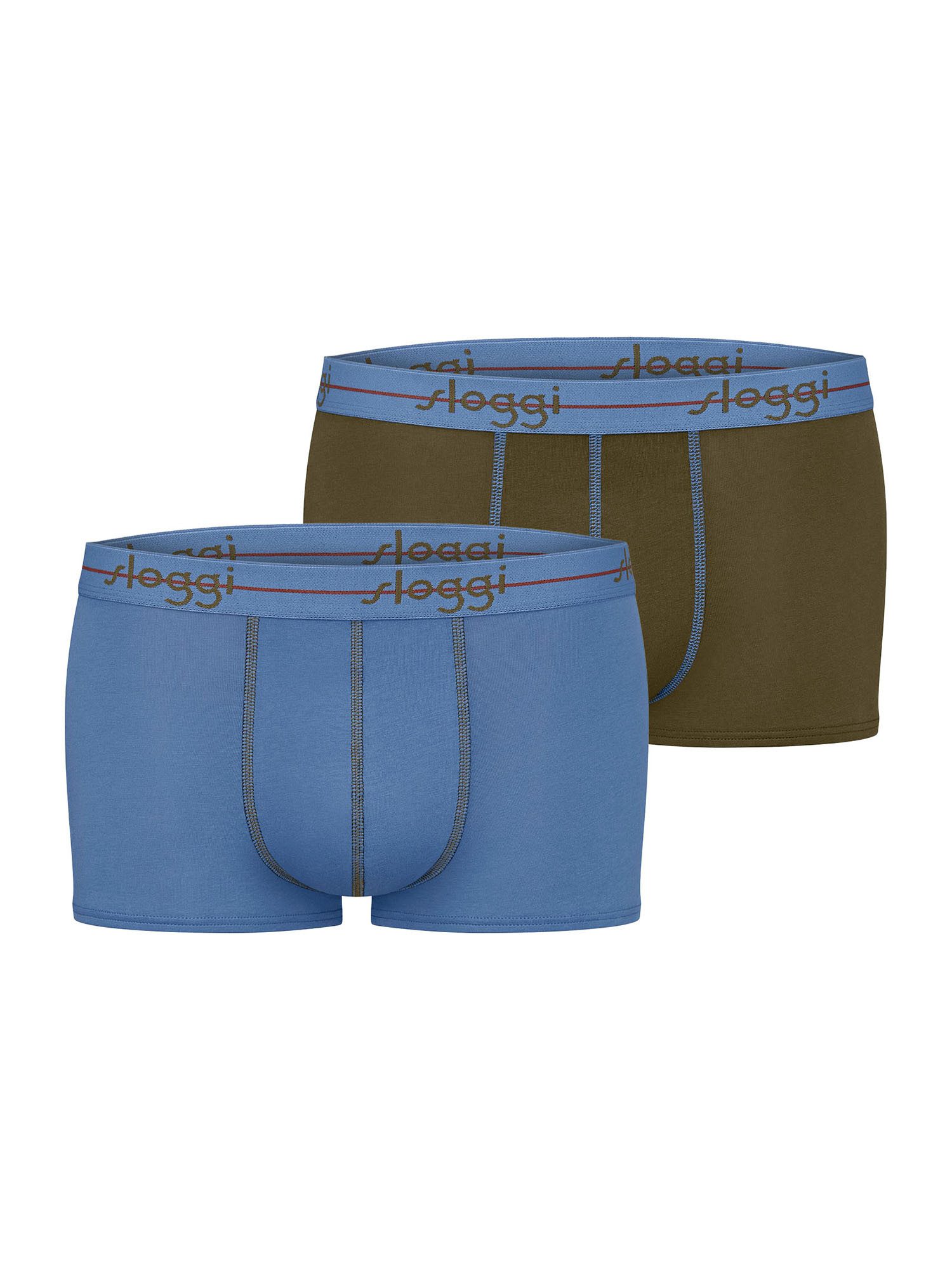 sloggi Retro Boxer Blue Start (2-St) Retroshorts, Vintage Boxer, Klassische Boxer