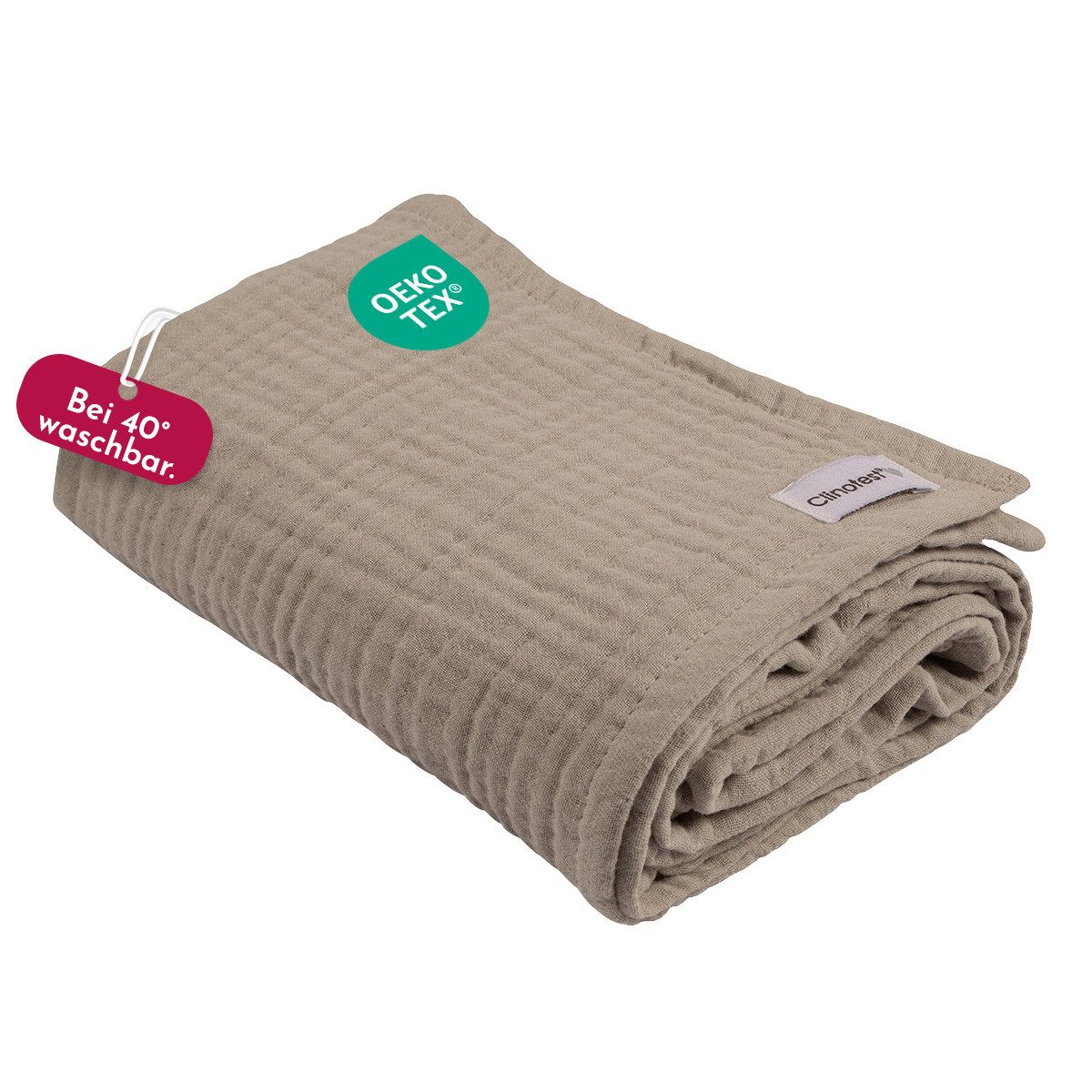Babydecke Musselintuch für Babys 80x80cm, 100% Musselin-Baumwolle, Clinotes günstig online kaufen