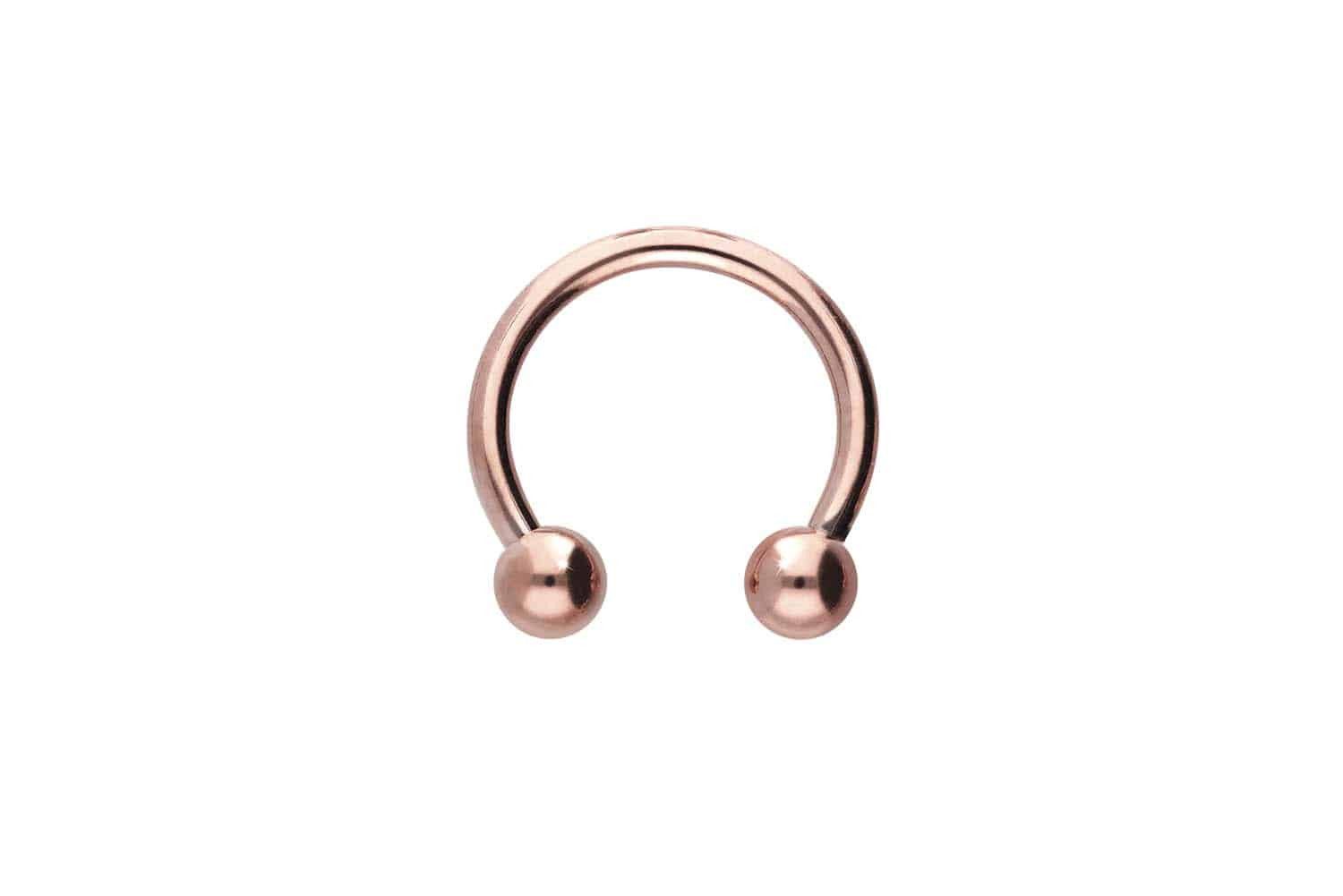 PIERCINGLINE Piercing-Set 18 Karat Gold Hufeisenring günstig online kaufen