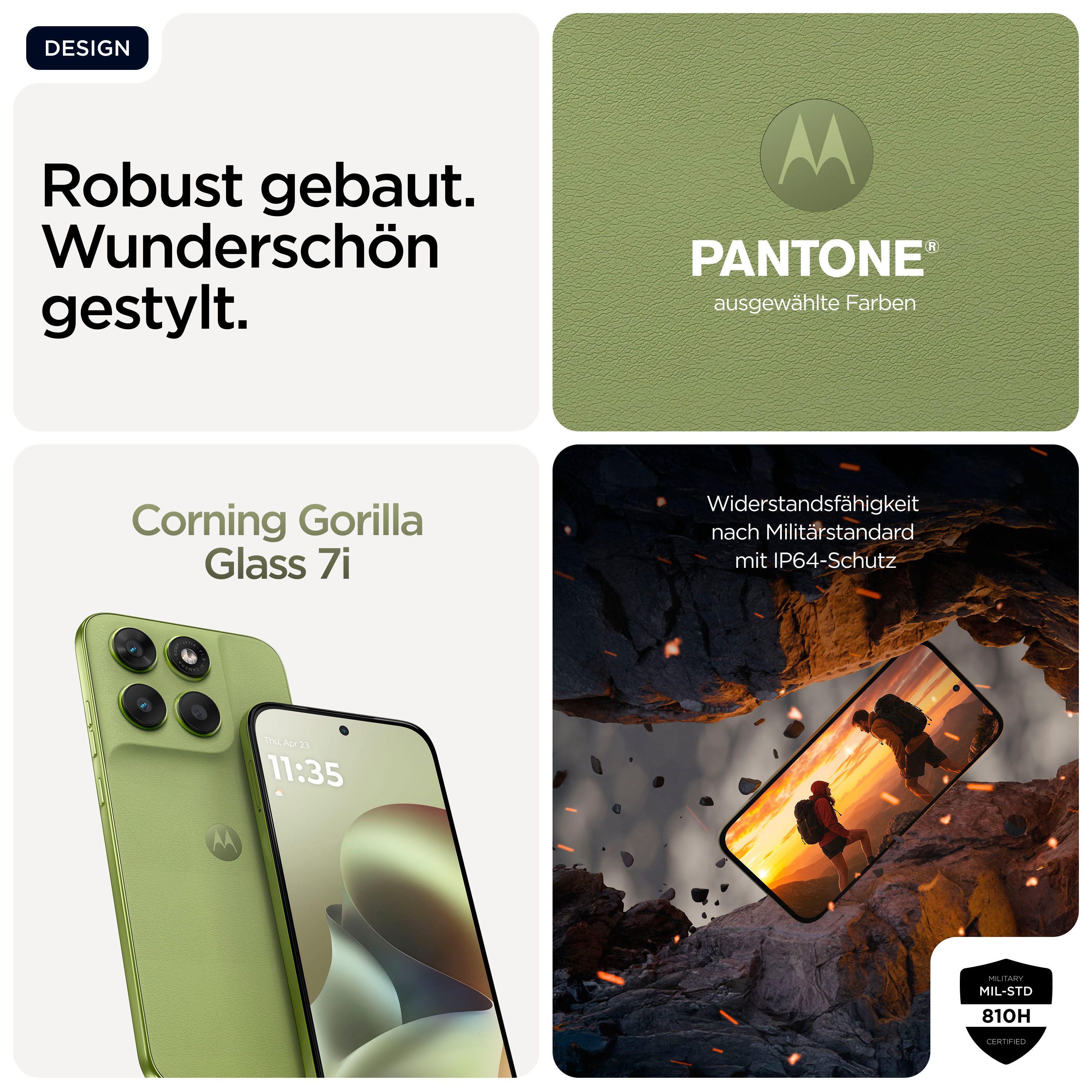 Motorola moto g67 Smartphone (17,22 cm/6,78 Zoll, 256 GB Speicherplatz, 50 MP Kamera) – Bild 4 von 5