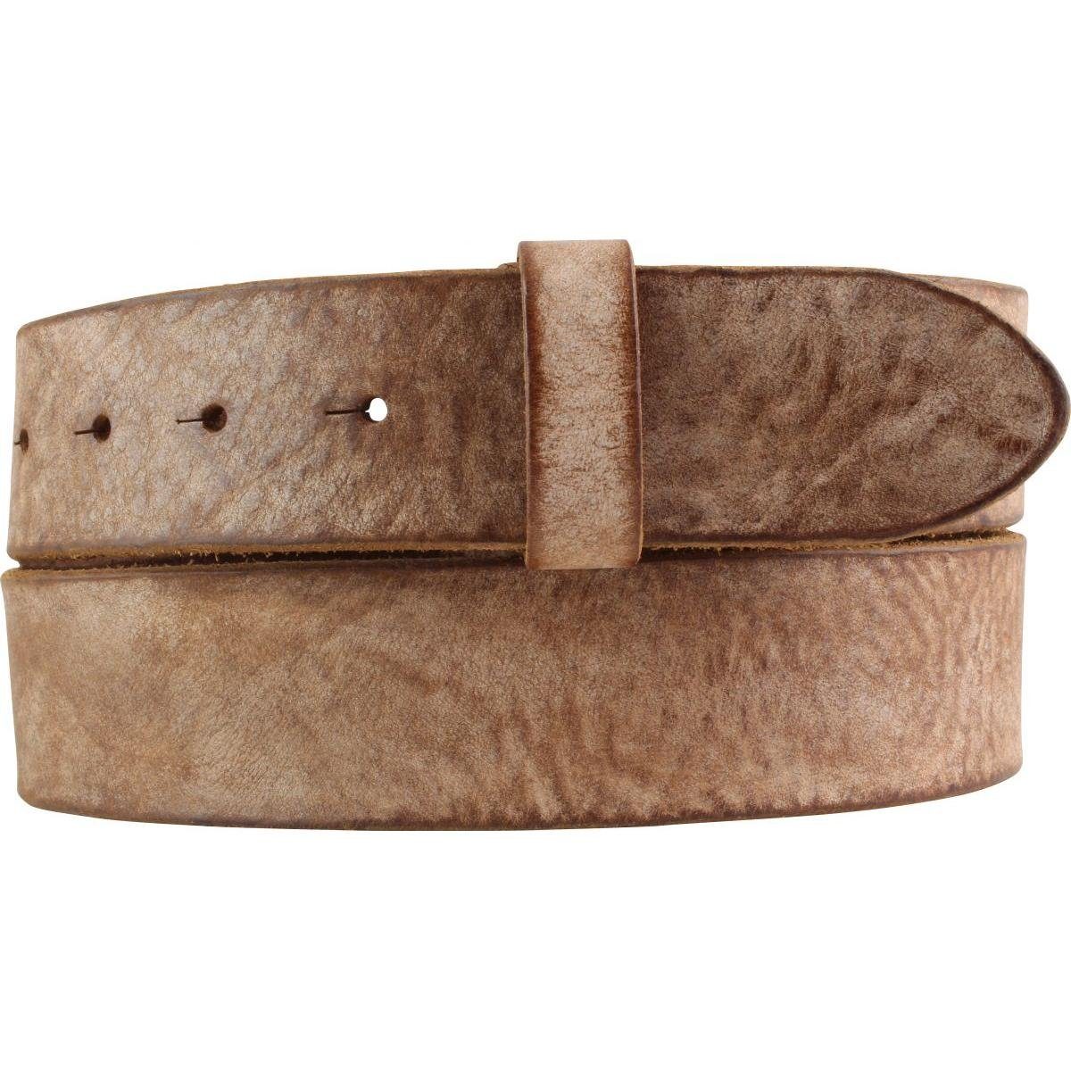 BELTINGER Ledergürtel Wechselgürtel aus weichem Vollrindleder Used-Look 4 c günstig online kaufen