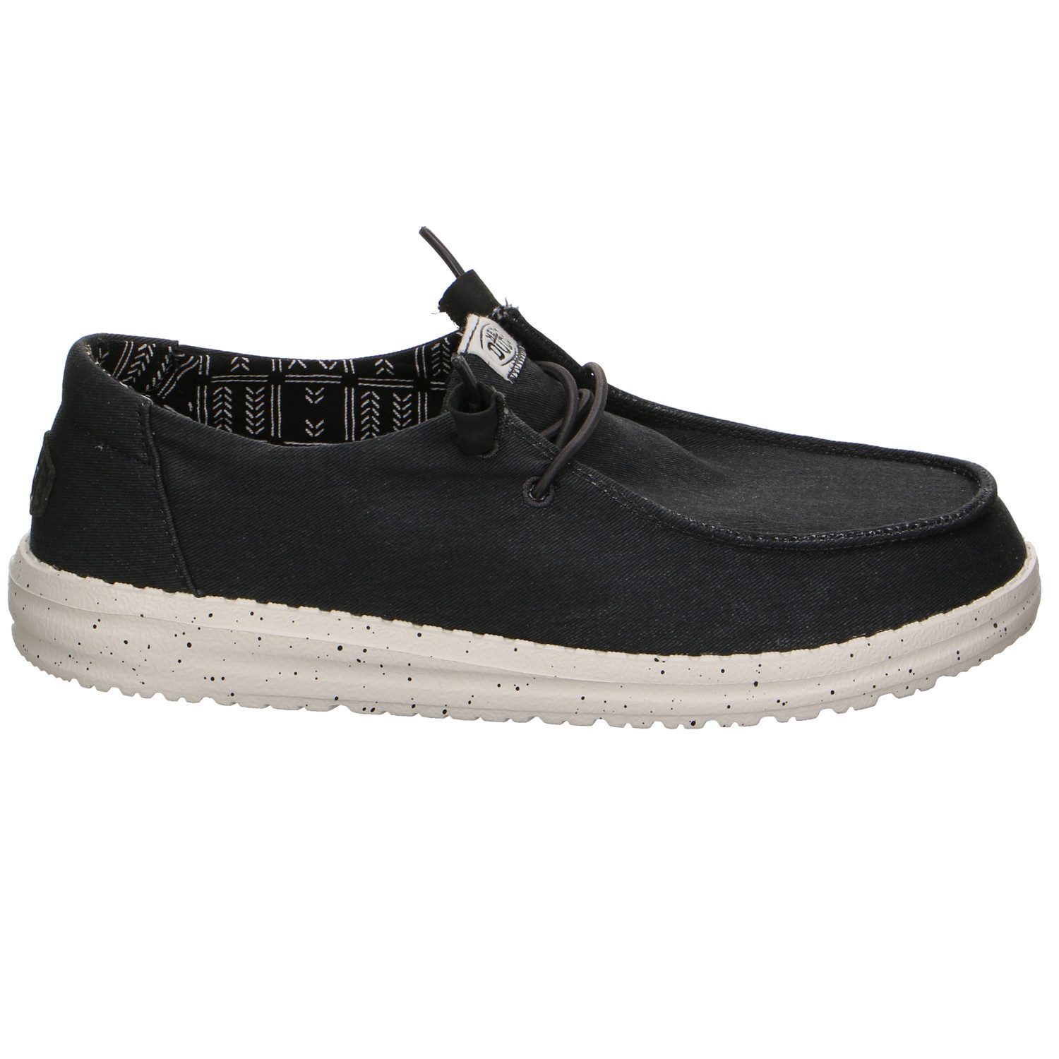 Hey Dude Hey Dude Black Leinen-Stoff Slipper grau Slipper