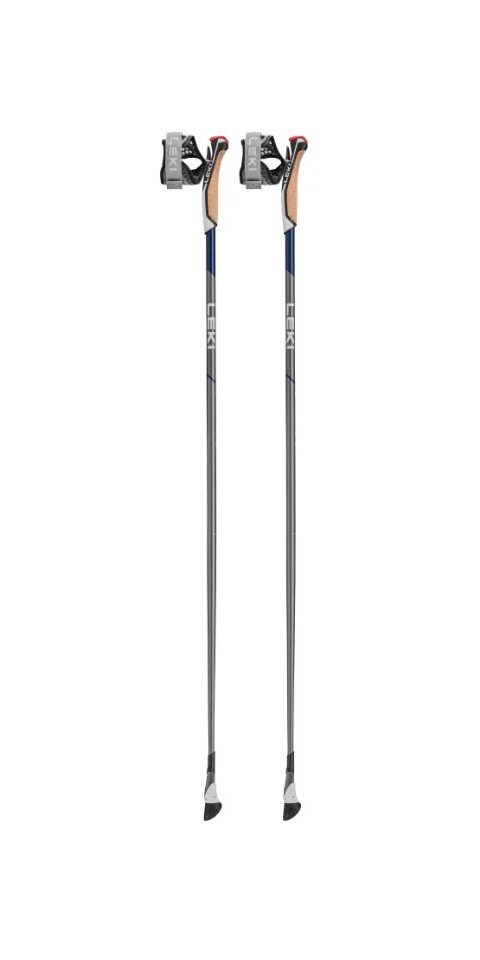 Leki Nordic-Walking-Stöcke Smart Flash light anthracite midnight blue