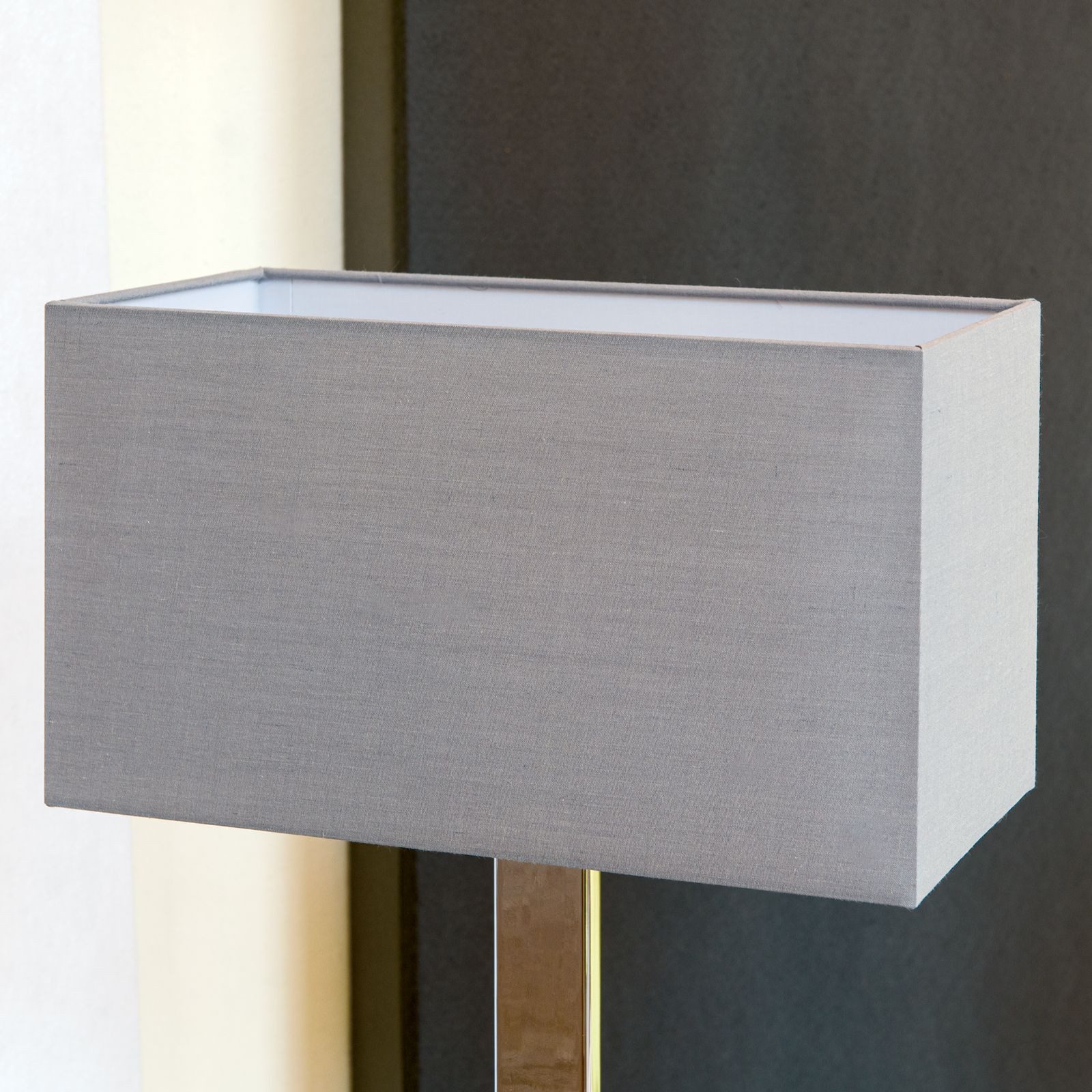 Orion Leuchten Lampenschirm Rechteckiger Lampenschirm 32 x 16 x 18 cm grau