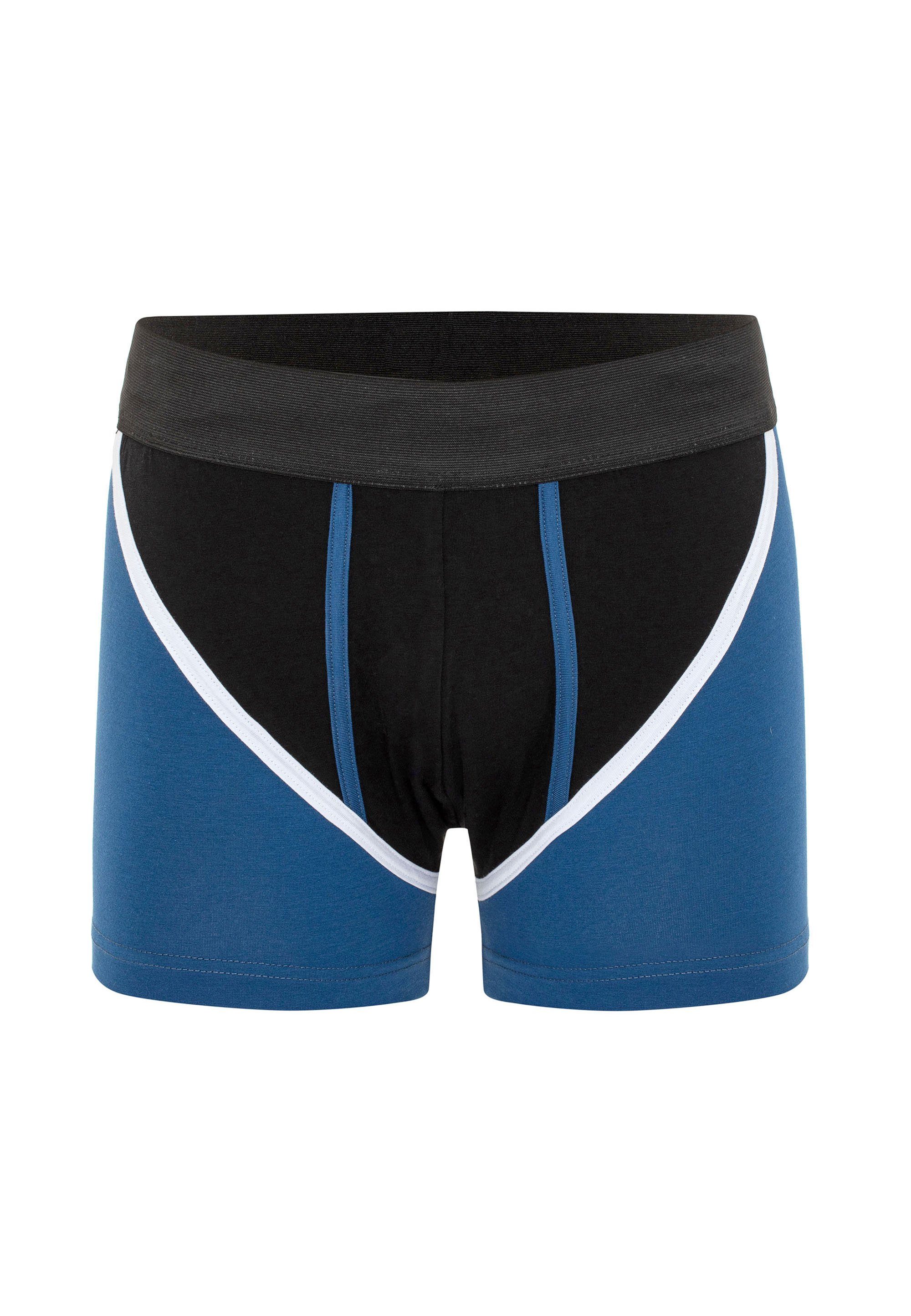 Cipo & Baxx Boxershorts im sportlichen Design blau