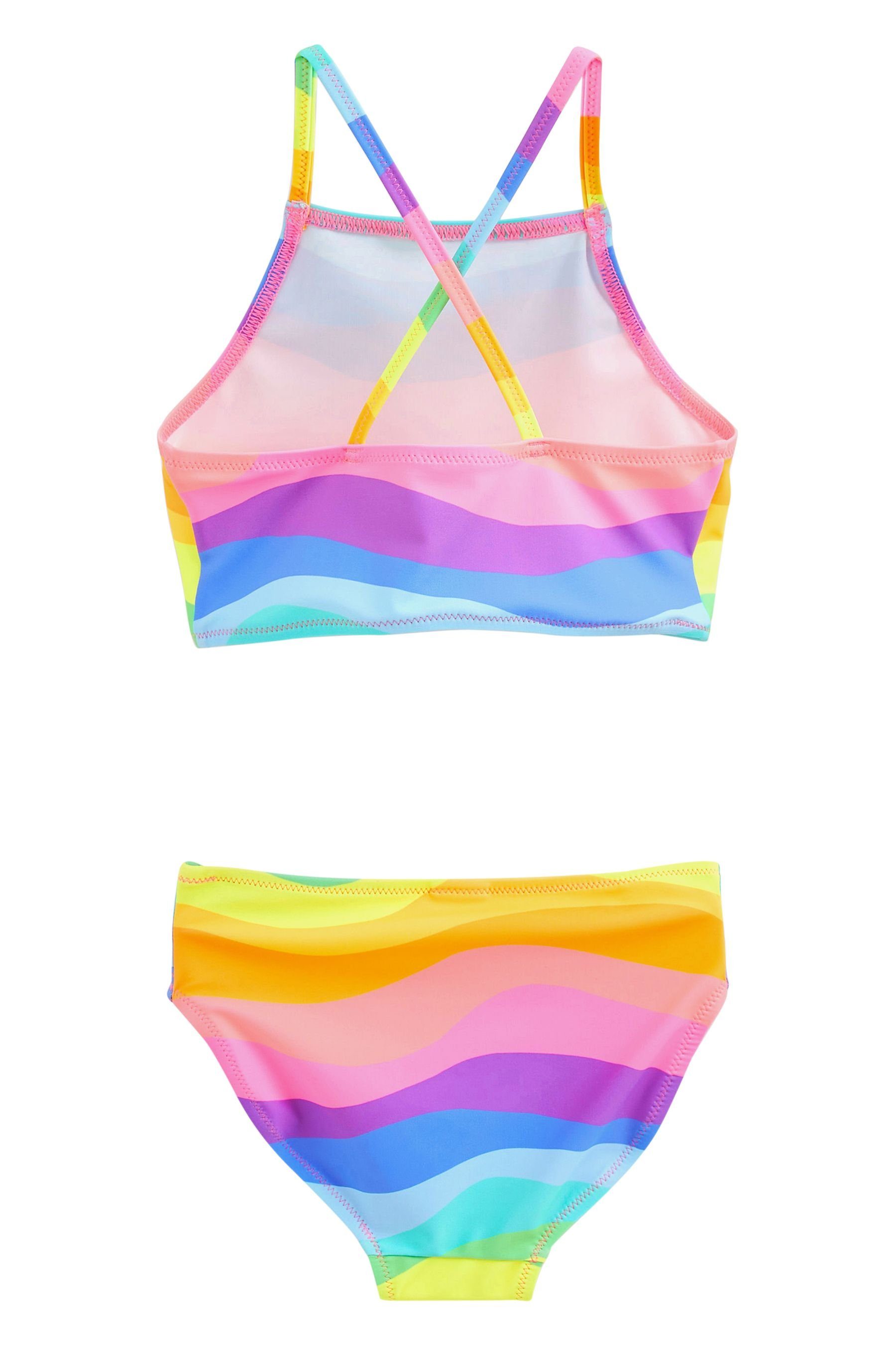 Bikini Next (2-St) Multi Stripe Bustier-Bikini Bright
