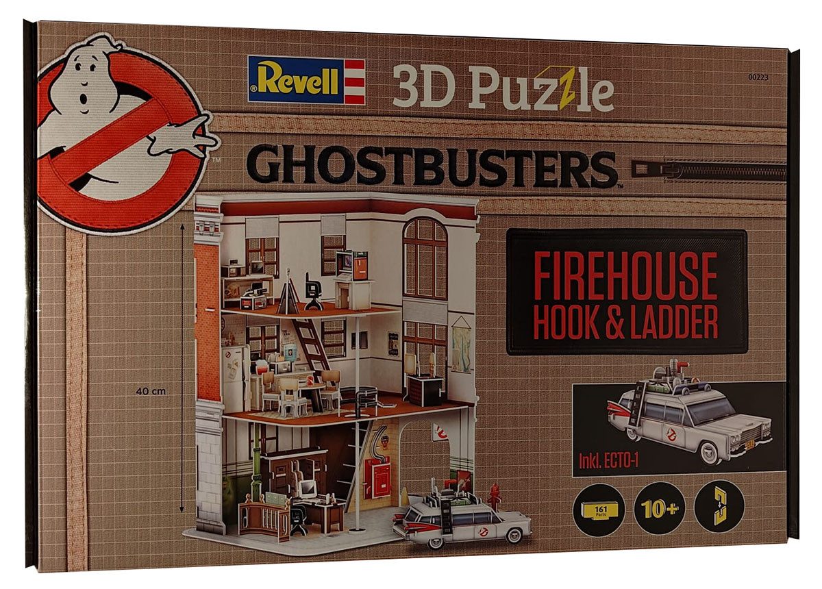 Revell® 3D-Puzzle Revell Ghostbusters Firehouse 3D Puzzle-Set 130 Teile Gebäude, Puzzleteile