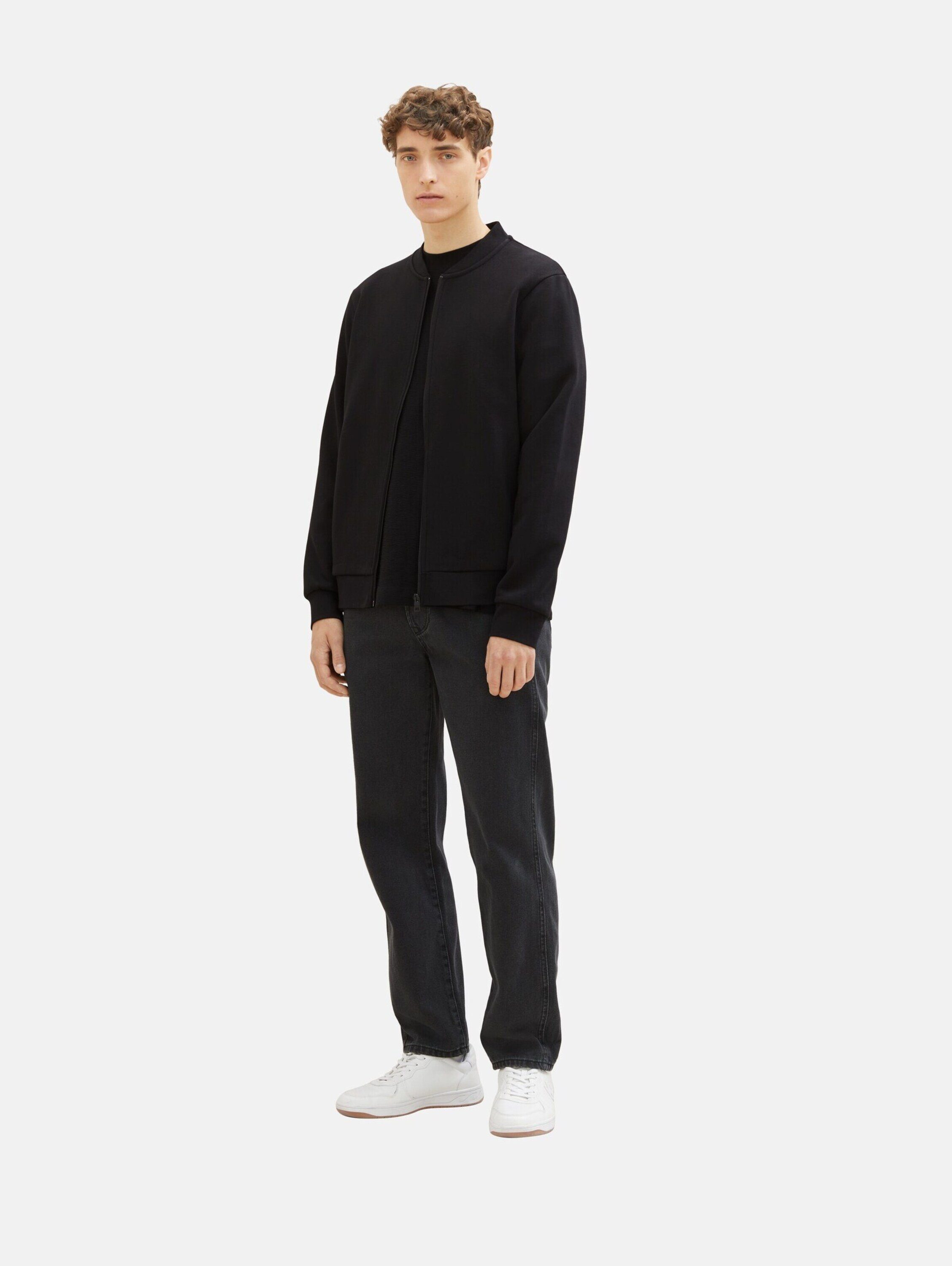 TOM TAILOR Denim Sweatjacke (1-tlg)