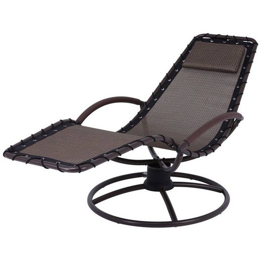 Lomadox Gartenliege »HGA-120« Sonnenliege RIO-120 B/H/T ca. 173x85x77cm
