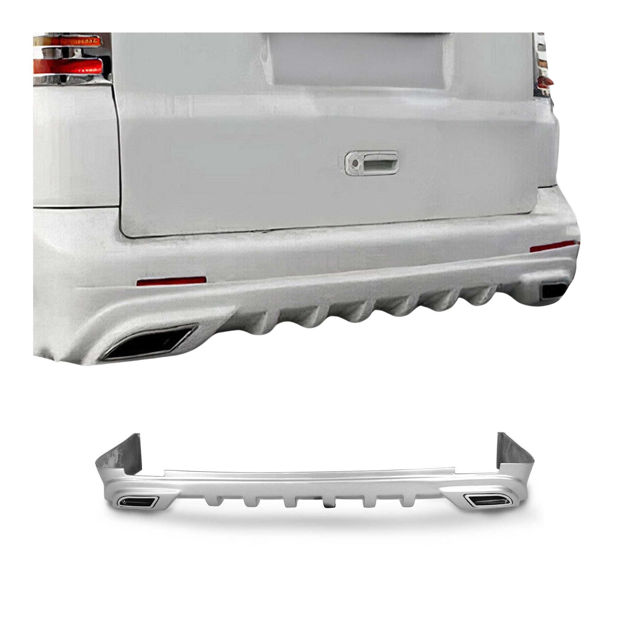 OMAC Heckstoßstange Unterfahrschutz Spoiler Lippe für VW T6 Transporter 2015-2019 Liniert, 1-St.