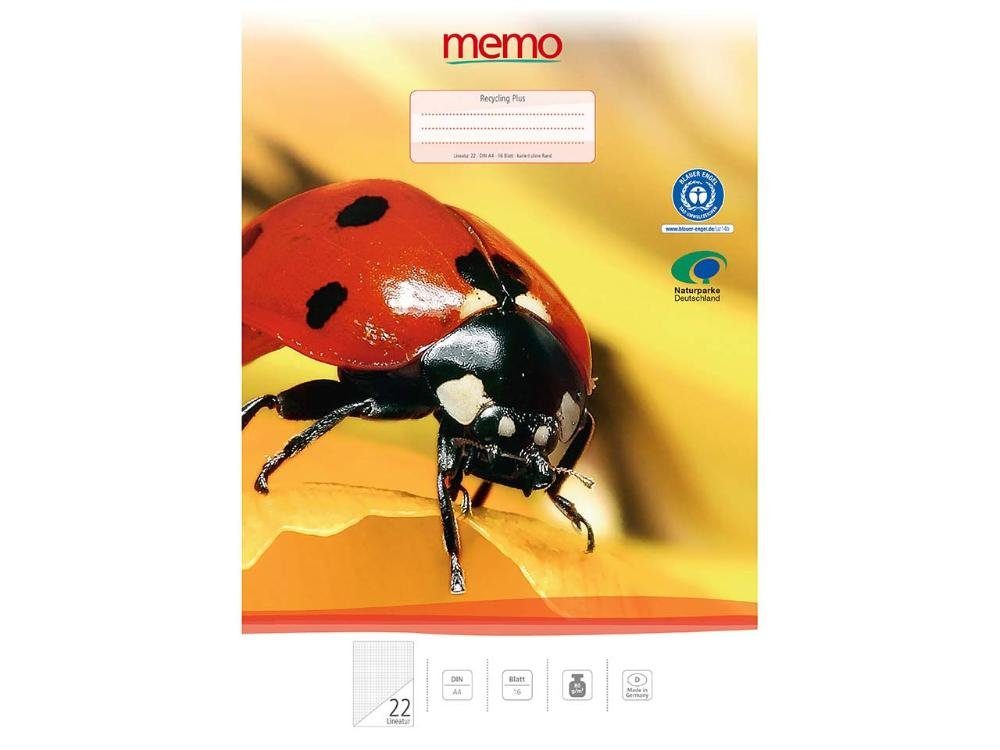 memo Schulheft memo Schulheft DIN A4, Lineatur 22