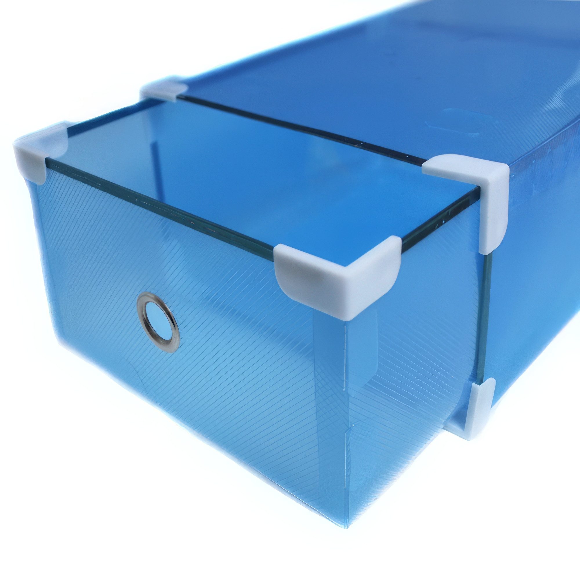 Yudu Aufbewahrungsbox Sortierbox Faltbox Schuhbox Stapelbox Stapelbar & Robust