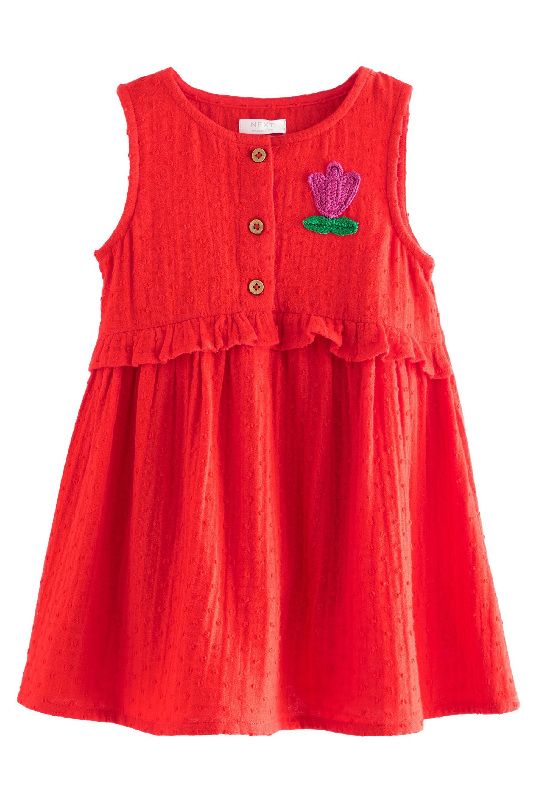 Next Vokuhila-Kleid Ärmelloses Kleid mit Schößchen günstig online kaufen
