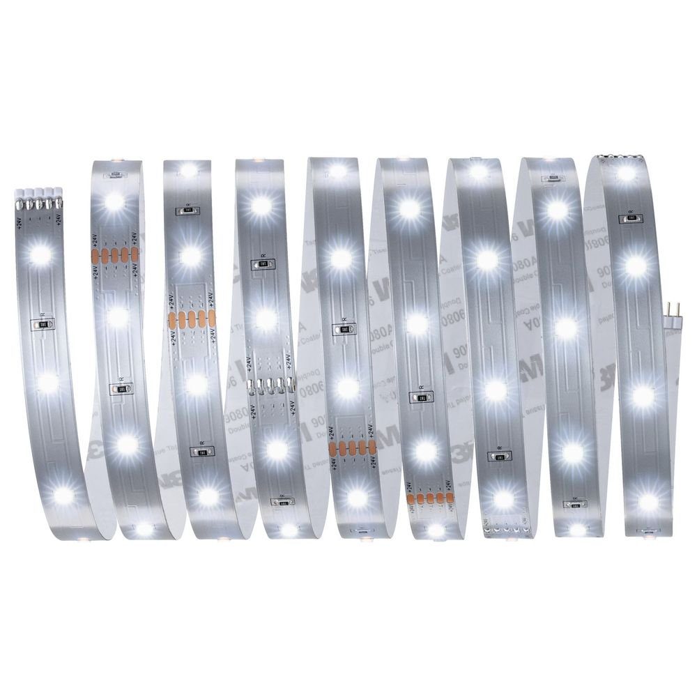 Paulmann LED Stripe LED Strip MaxLED Erweiterung in Silber 10W 750lm 6500K 2500mm, 1-flammig, LED Streifen