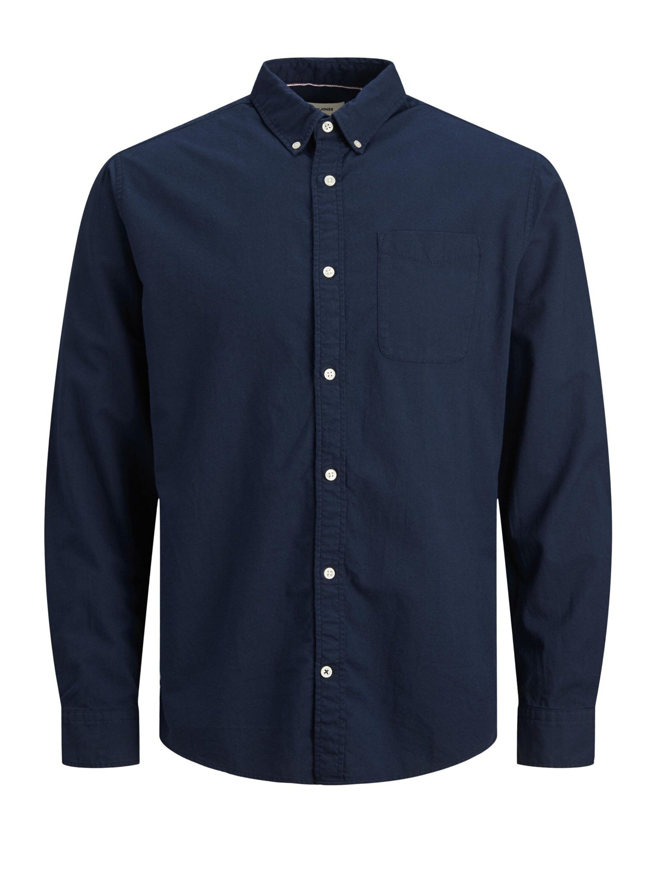 Jack & Jones Herren Freizeit Hemd JJEOXFORD - Slim Fit günstig online kaufen