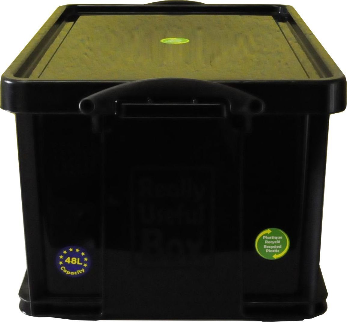 REALLYUSEFULBOX Aufbewahrungsbox 1 Aufbewahrungsbox 48 Liter - schwarz