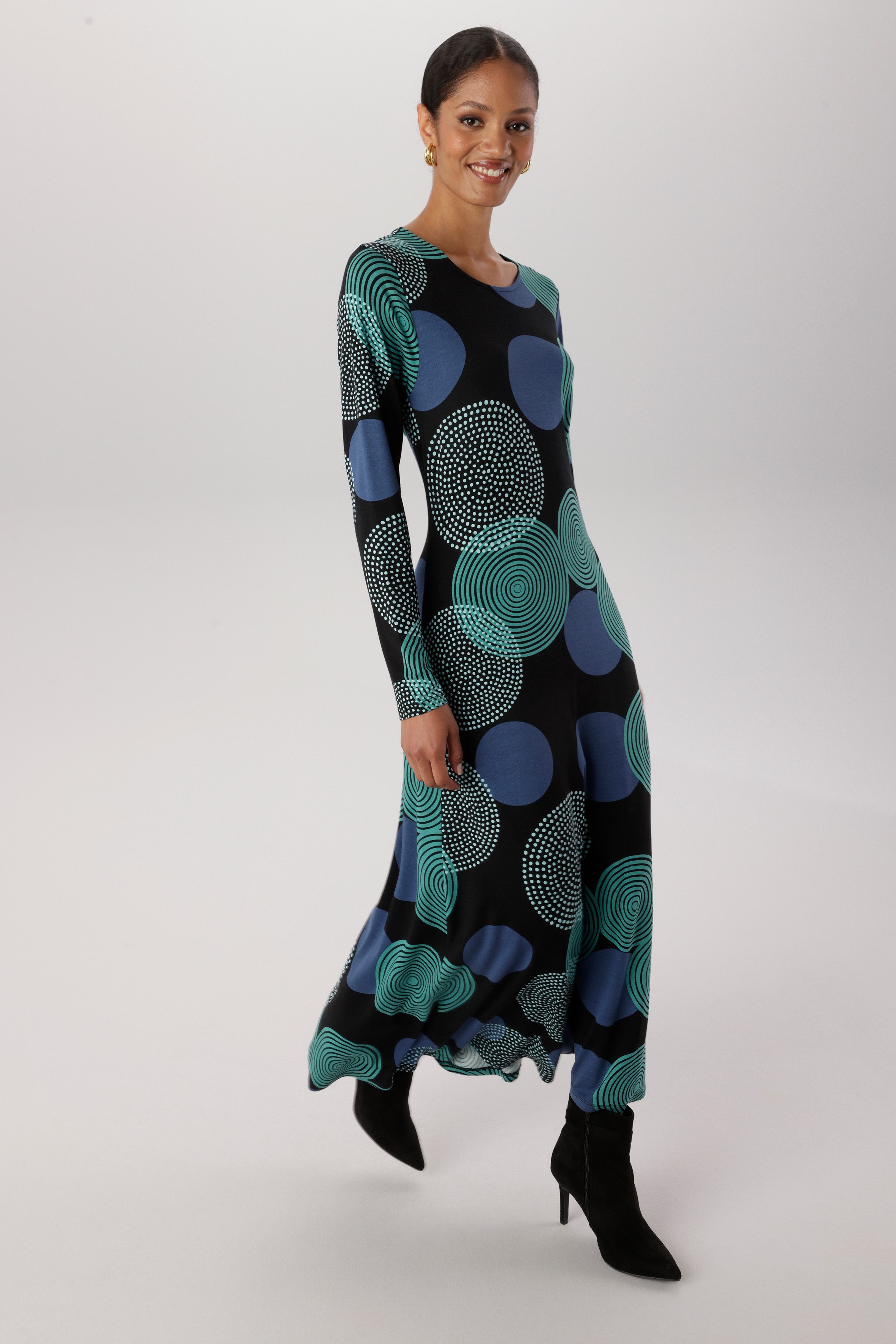 Aniston SELECTED Maxikleid mit etwas weiter schwingendem Rockteil - NEUE KOLLEKTION. € 49,99, (€ 49,99 pro 1 Stk).