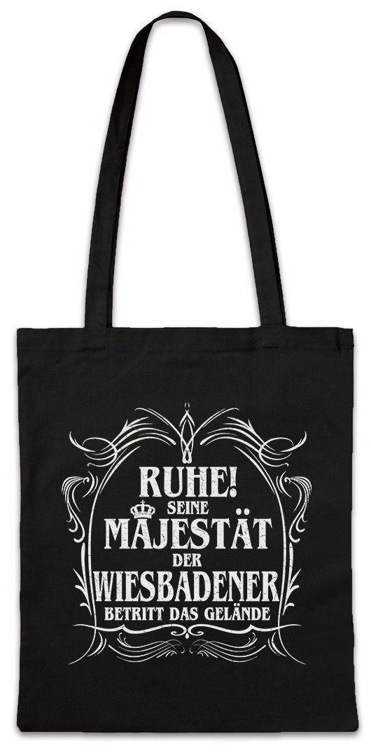 Beuteltasche Seine Majestät Der Wiebadener Stofftasche Hessen Stadt Biebrich Fun