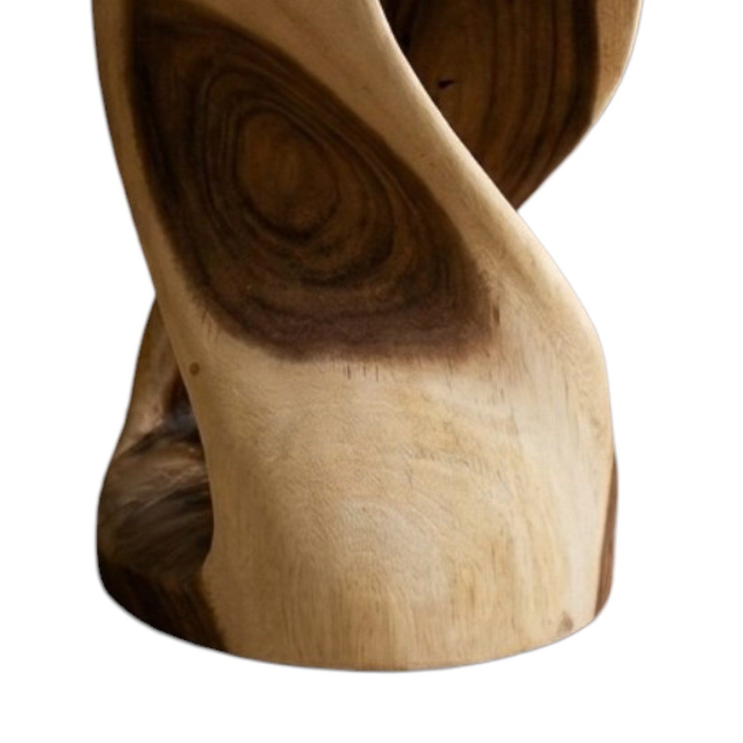 Kinaree Beistelltisch Couchtisch Massivholz rund gewachst Thailand zwei Größen, Akazie Massivholz, Naturprodukt, Unikate, Podest, Thailand, asia Möbel