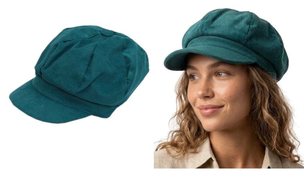 Cool4 Ballonmütze 4 Jahreszeiten Feincord Baker Boy Newsboy Cap