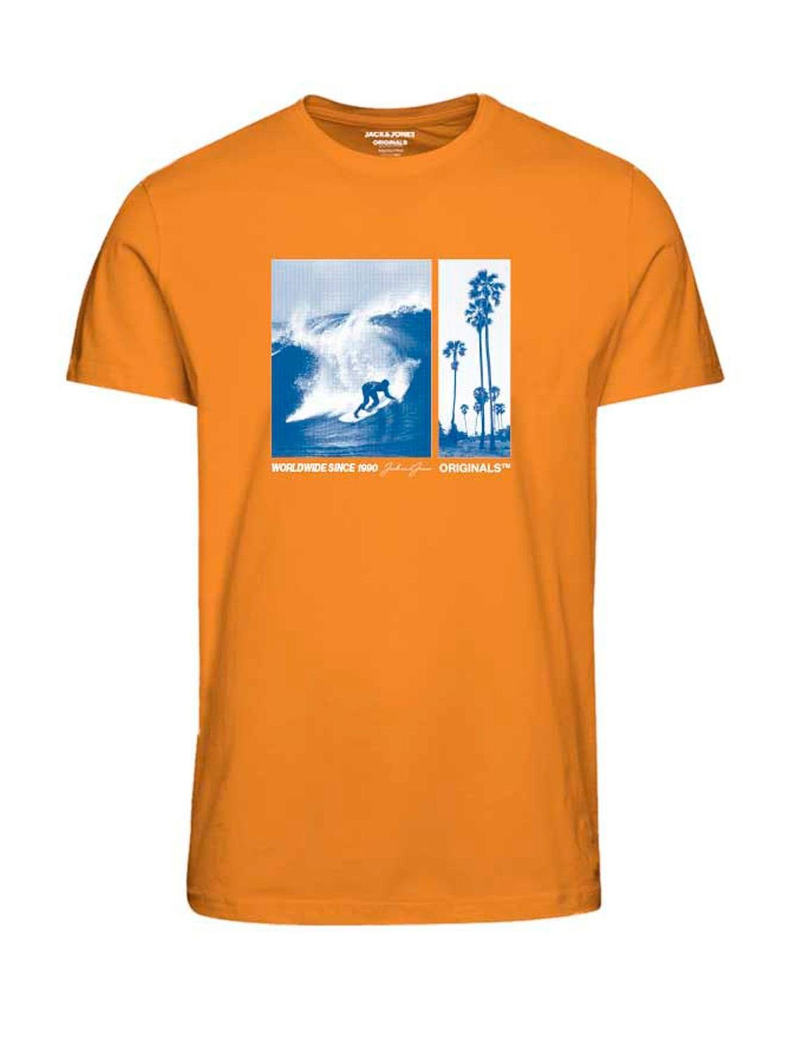 Jack & Jones T-Shirt JORBOOSTER 3 (1-tlg) aus Baumwolle Iceland Poppy 12232998