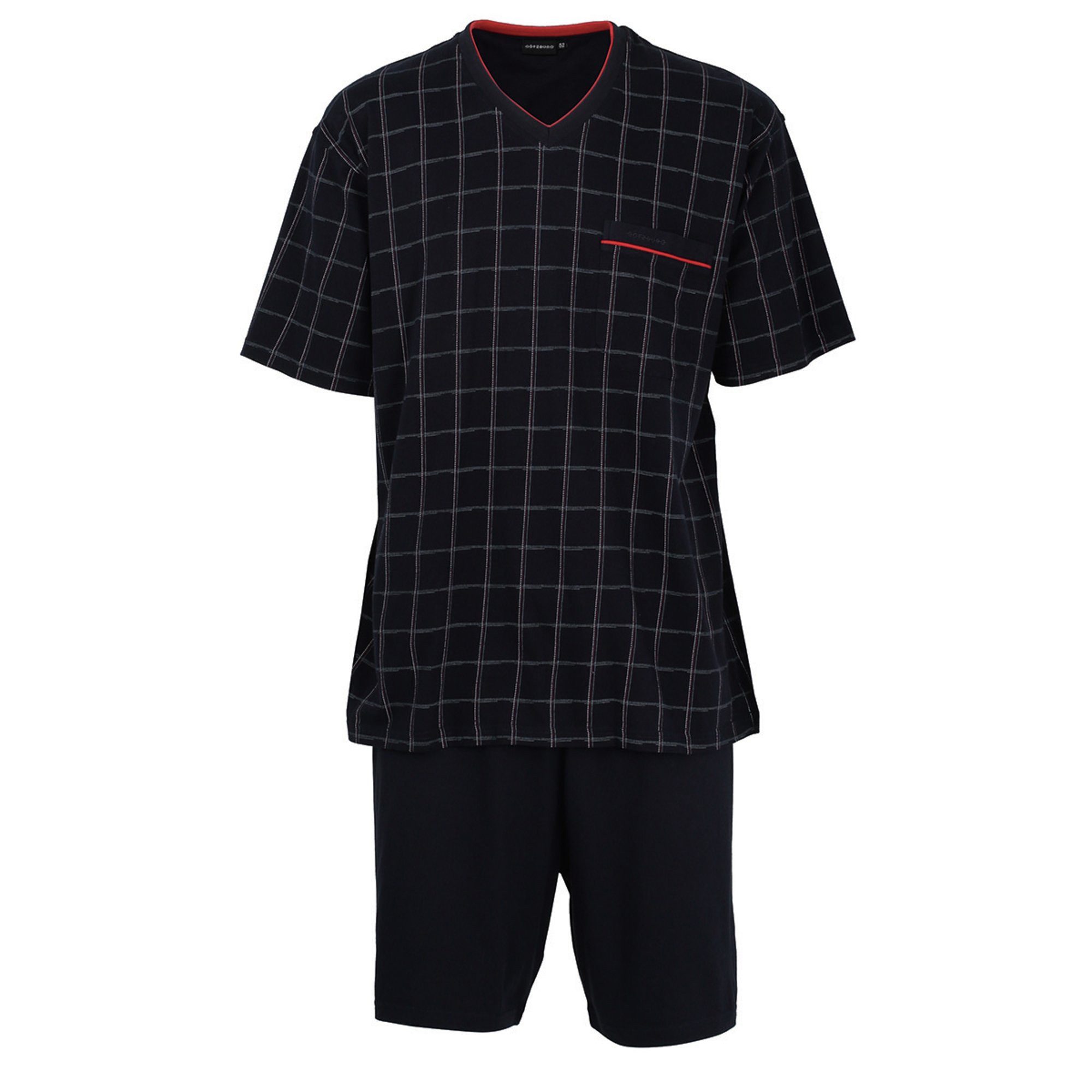 GÖTZBURG Pyjama Herren Pyjama Baumwolle (2 tlg) günstig online kaufen