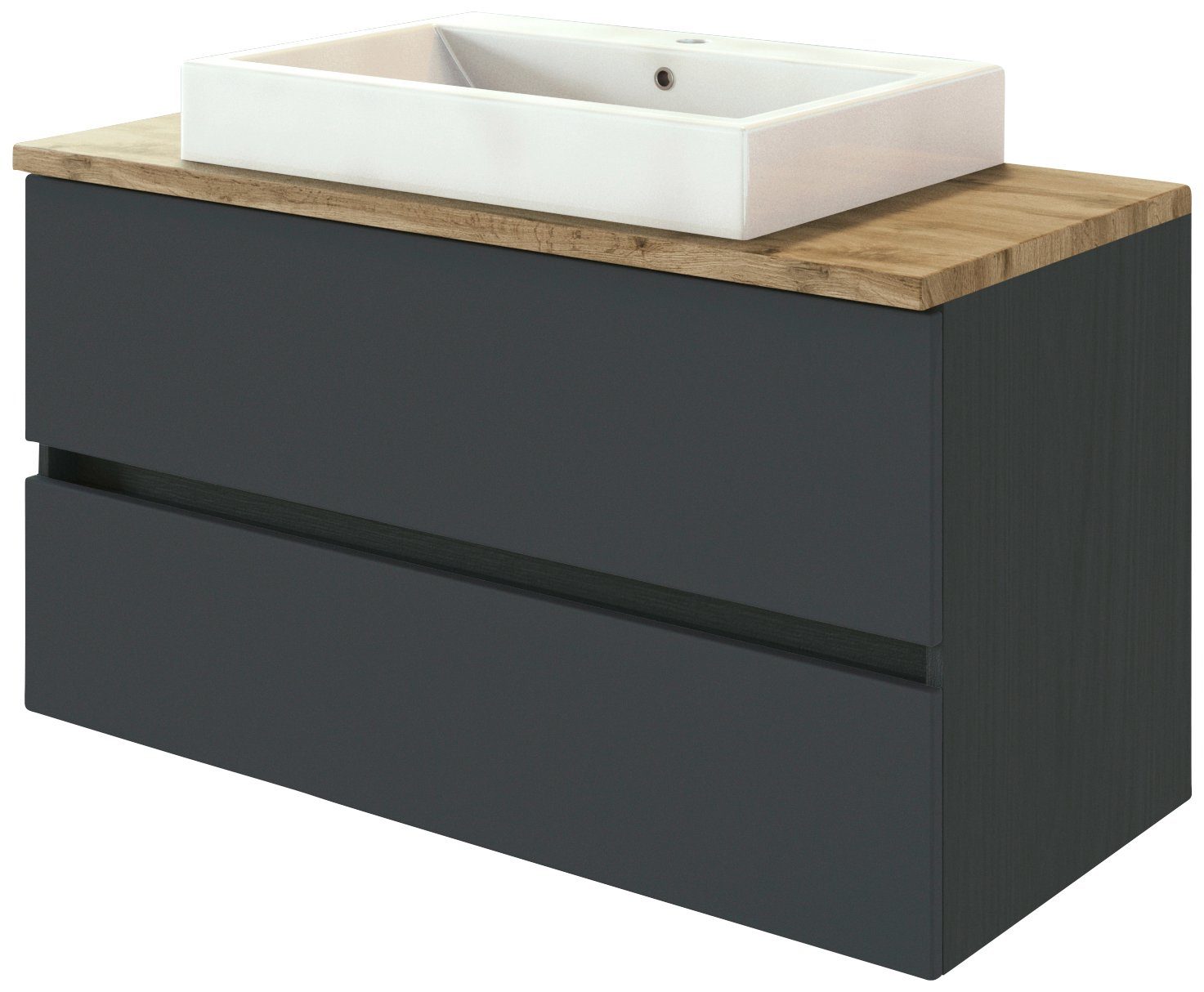 welltime Waschtisch Livorno (Set, 2-St), mit 2 Schubladen, Keramik günstig online kaufen